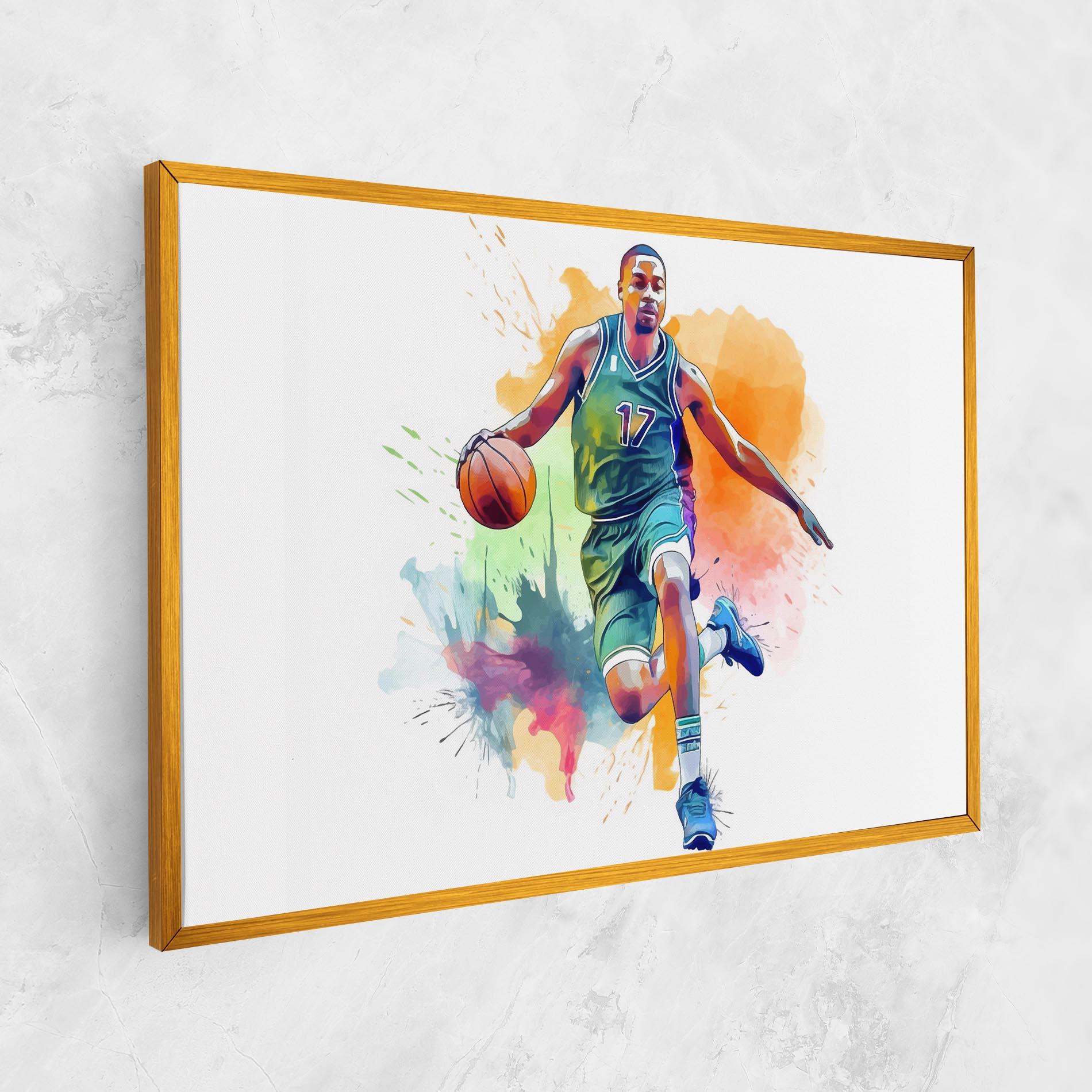 Leinwandbild Playing Basket mockup 1