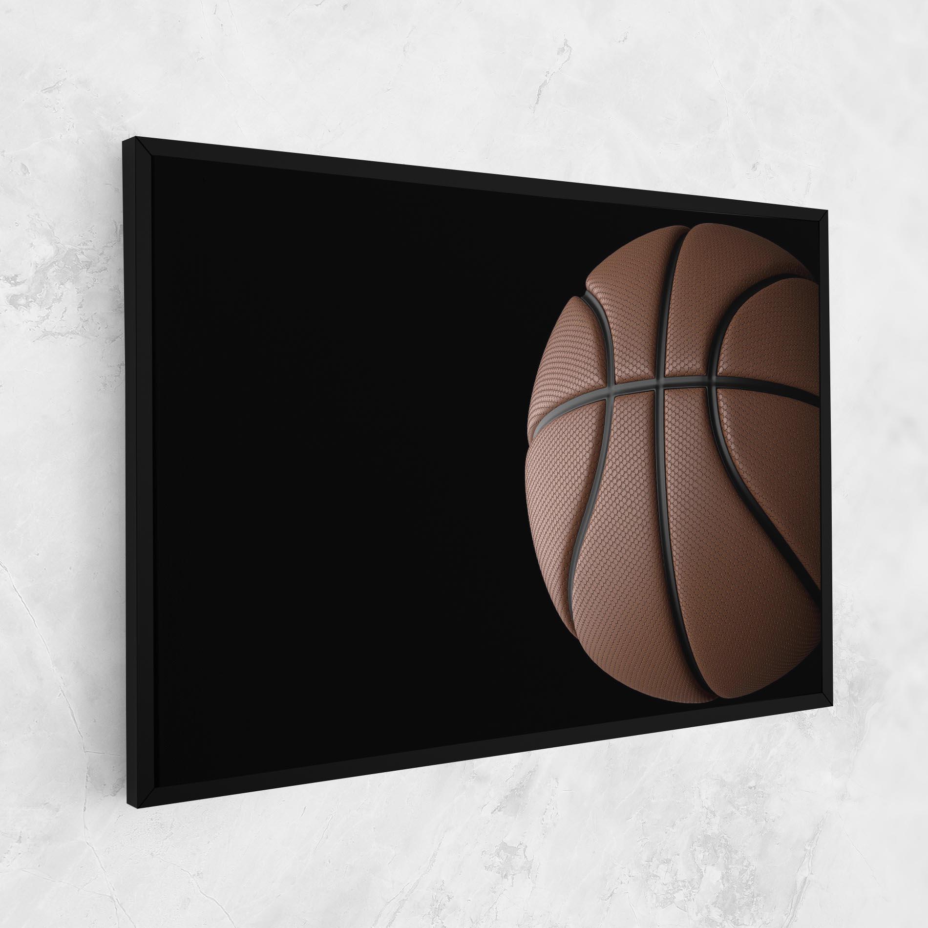 Leinwandbild 3d Basketball Ball mockup 1