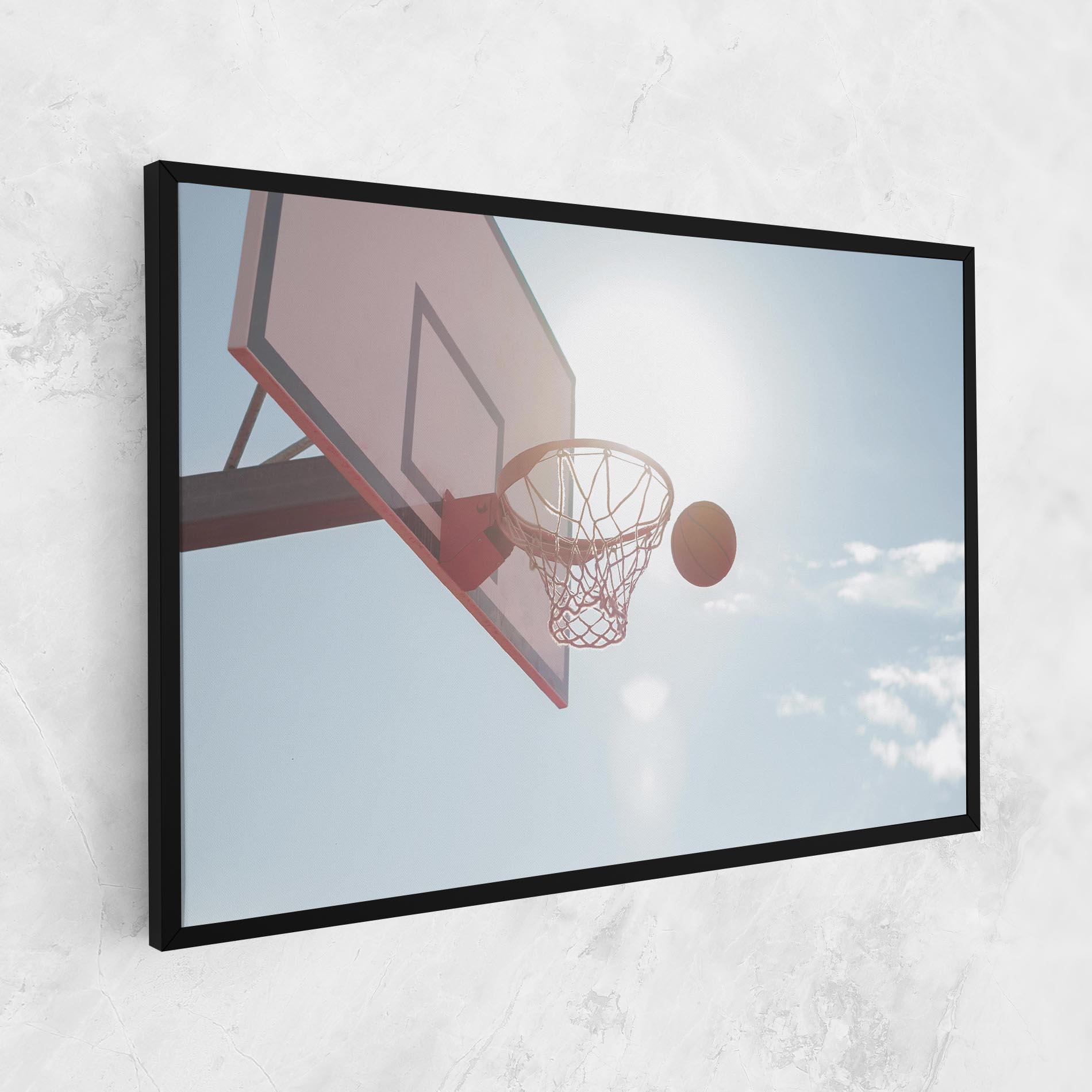 Leinwandbild Basketball Hoop mockup 1