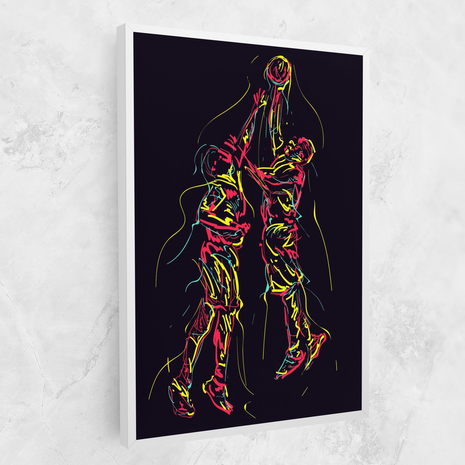 Leinwandbild Basket Line Jump mockup 1