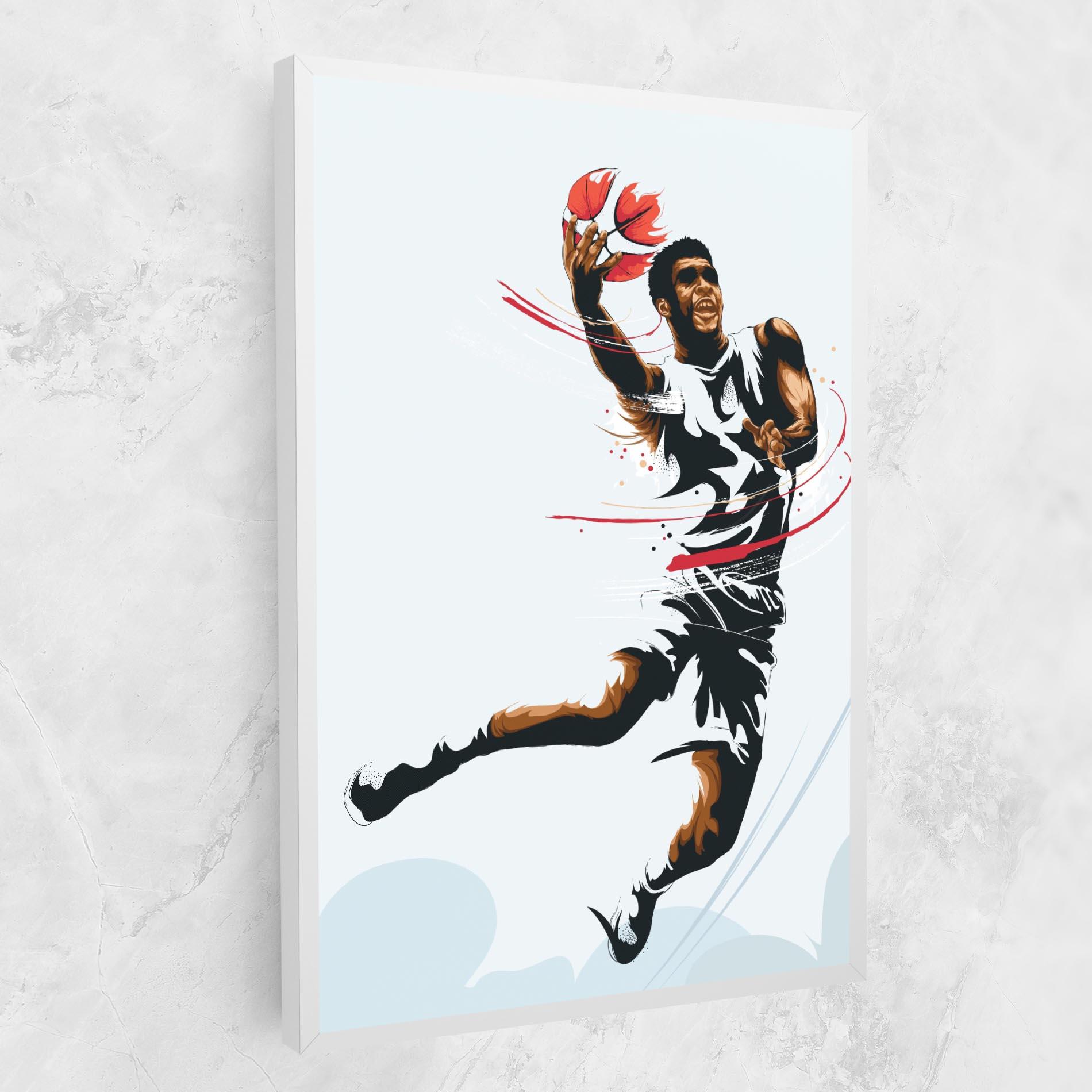 Leinwandbild Basketball Shot mockup 1