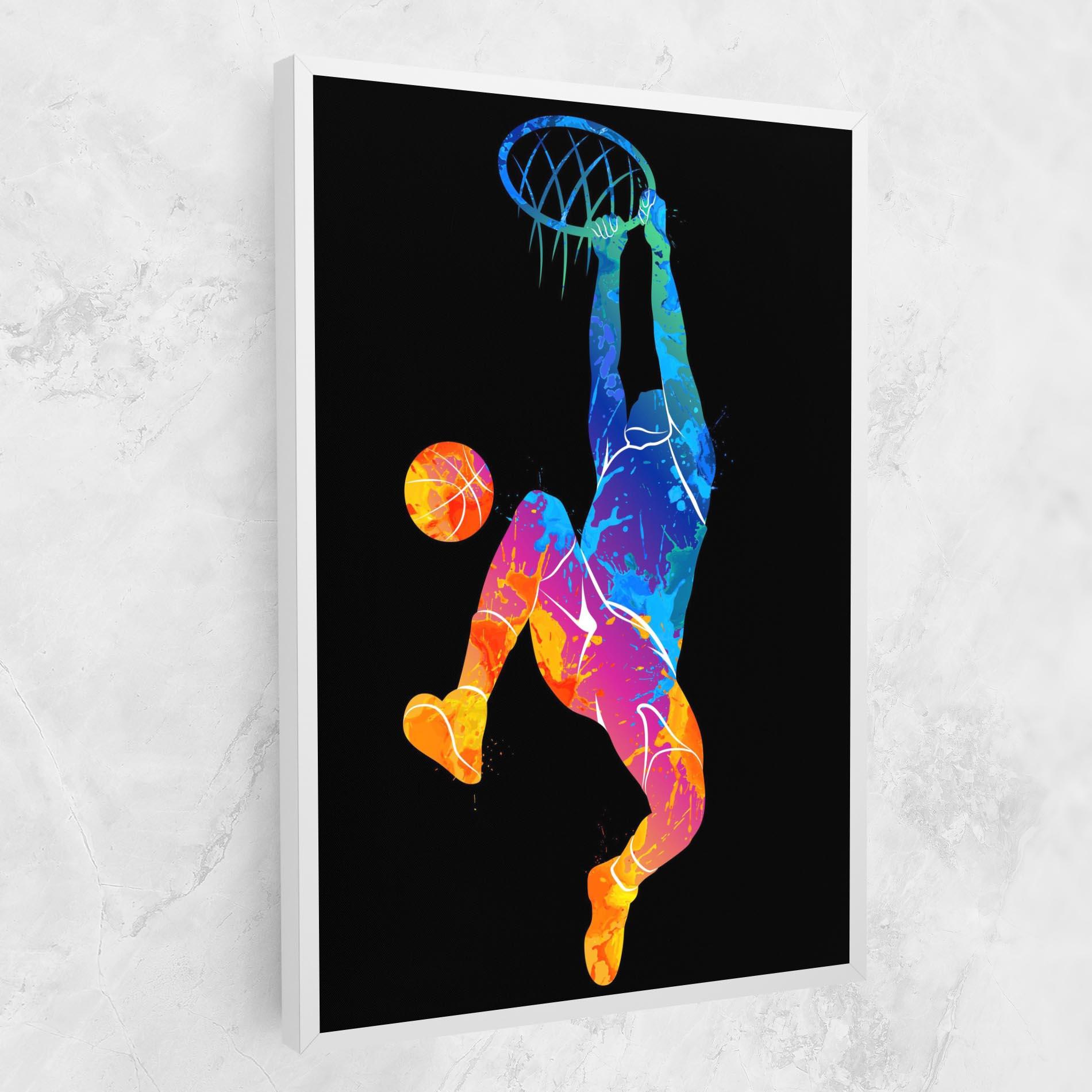 Leinwandbild Blue Basket Hoop mockup 1