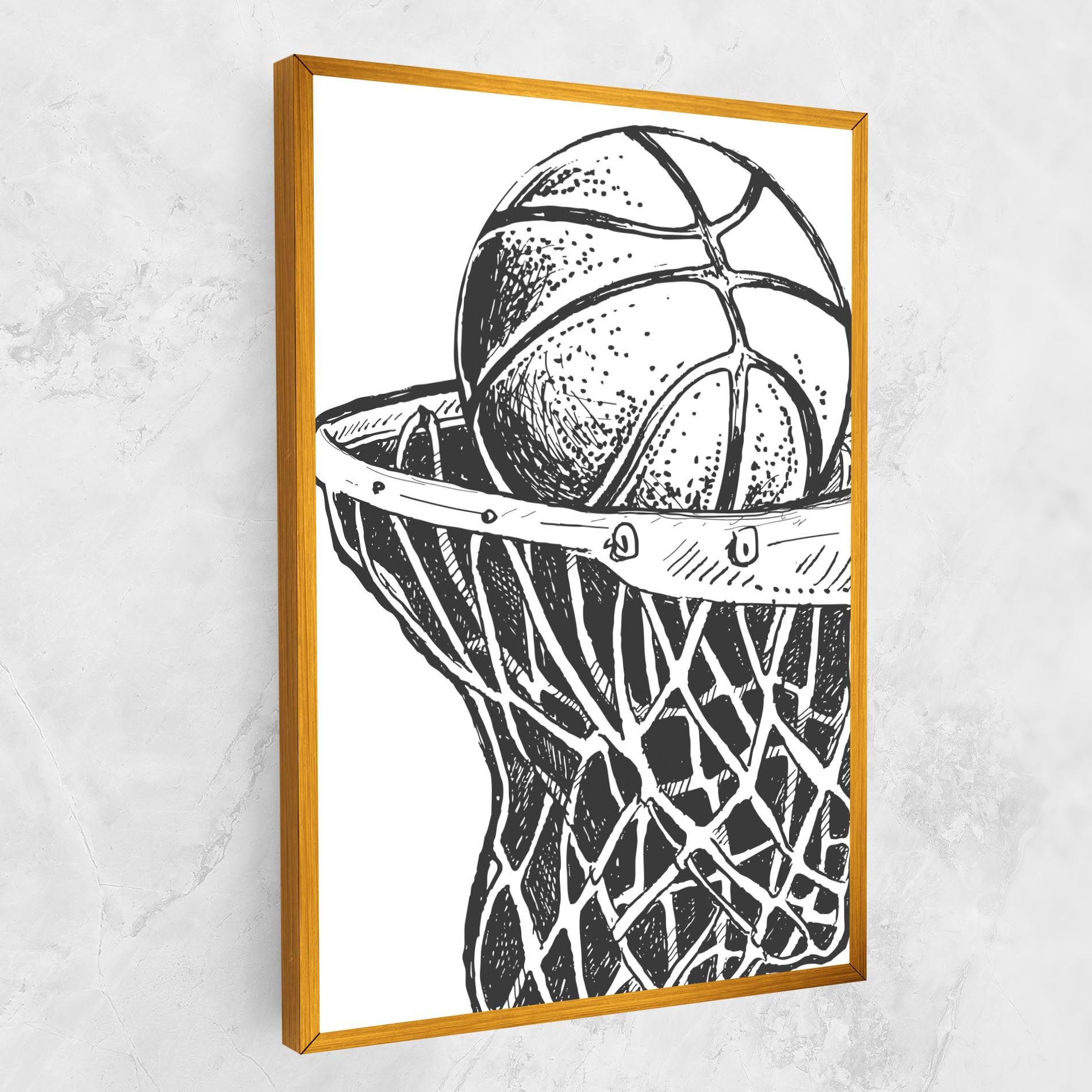 Basketball Grey Hoop mockup 1