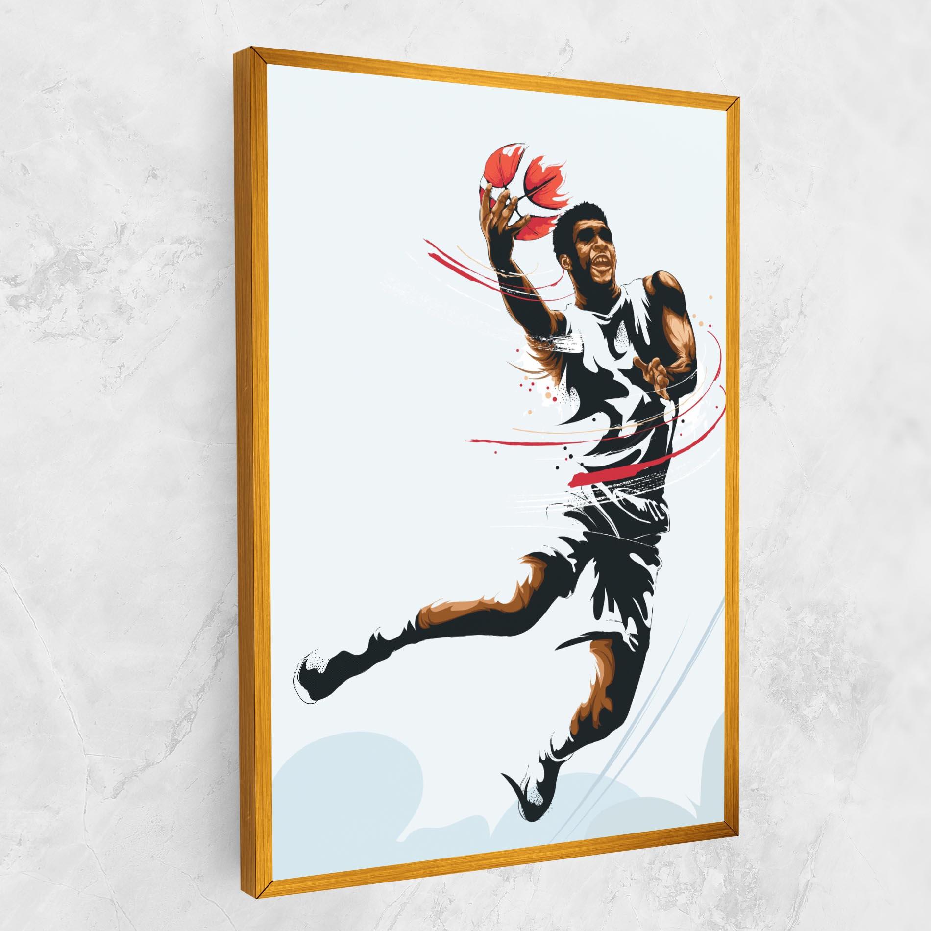 Leinwandbild Basketball Shot mockup 1