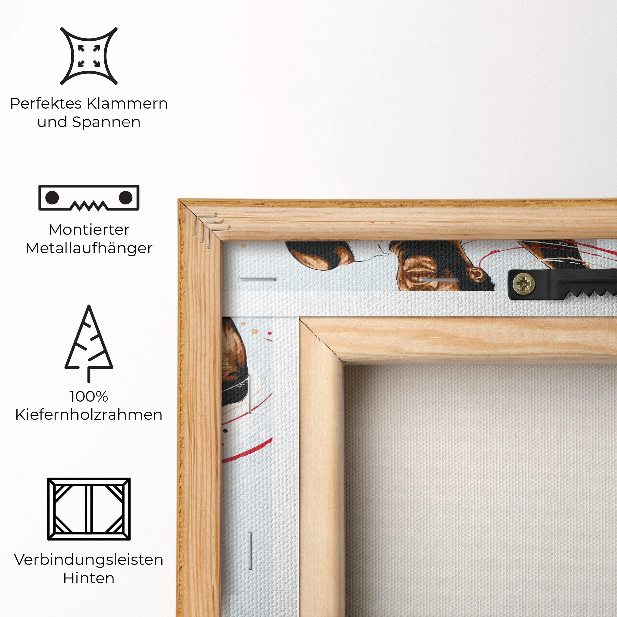 Leinwandbild Basketball Shot mockup 5