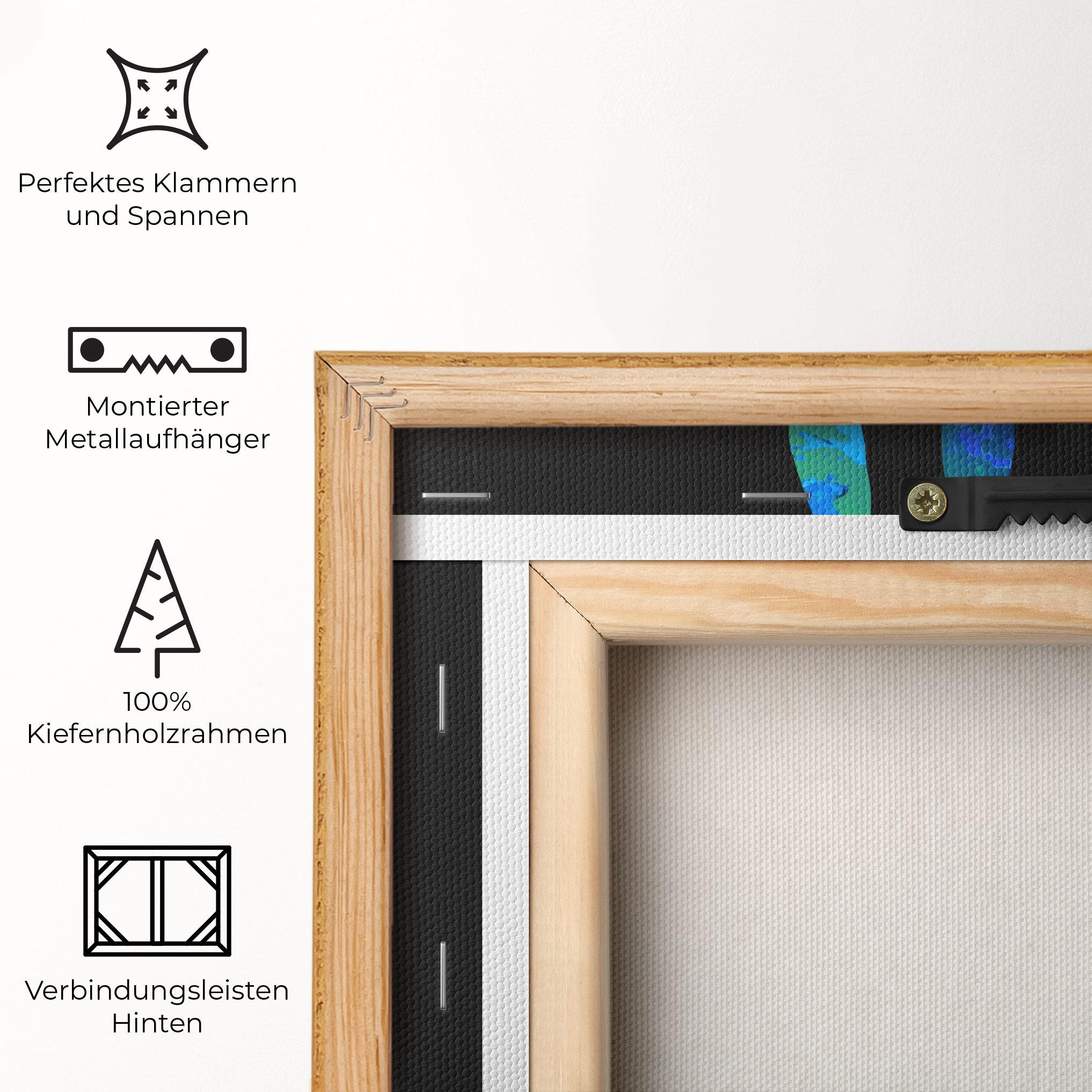 Leinwandbild Blue Basket Hoop mockup 5