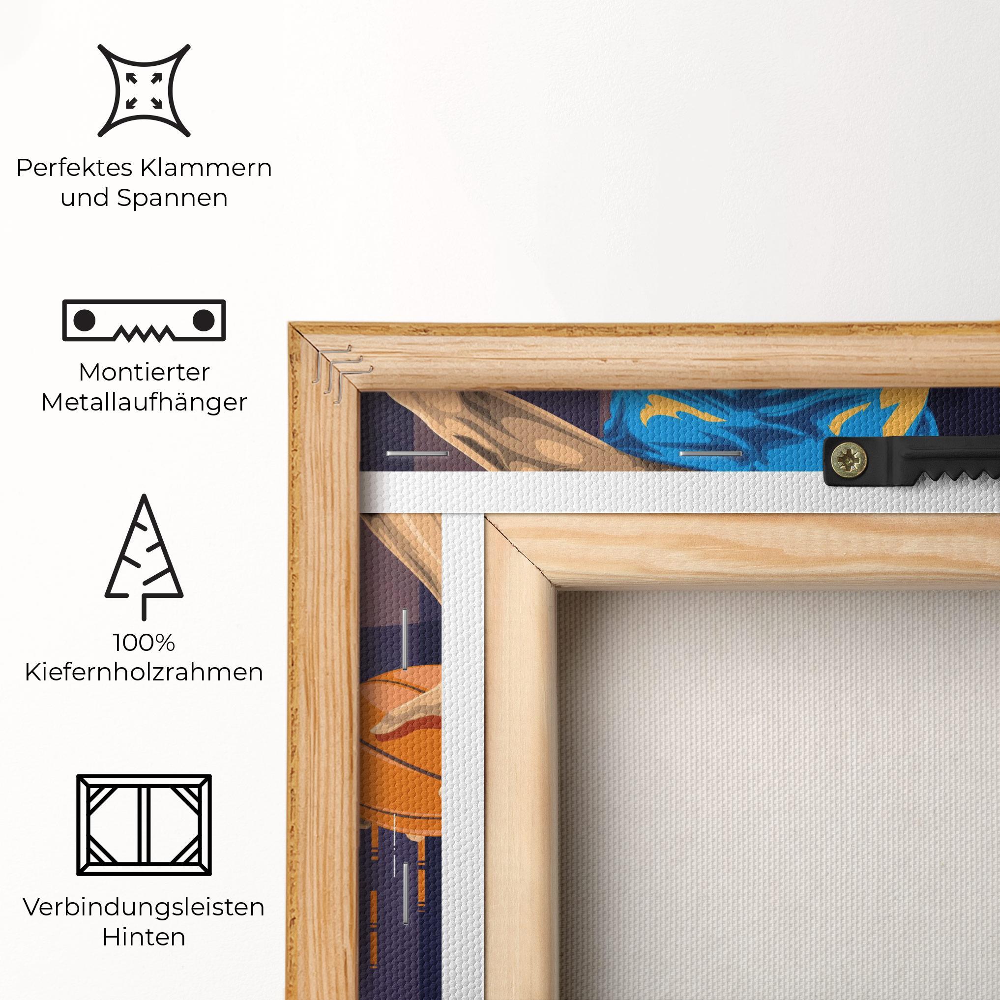 Leinwandbild Fly With The Wind mockup 5