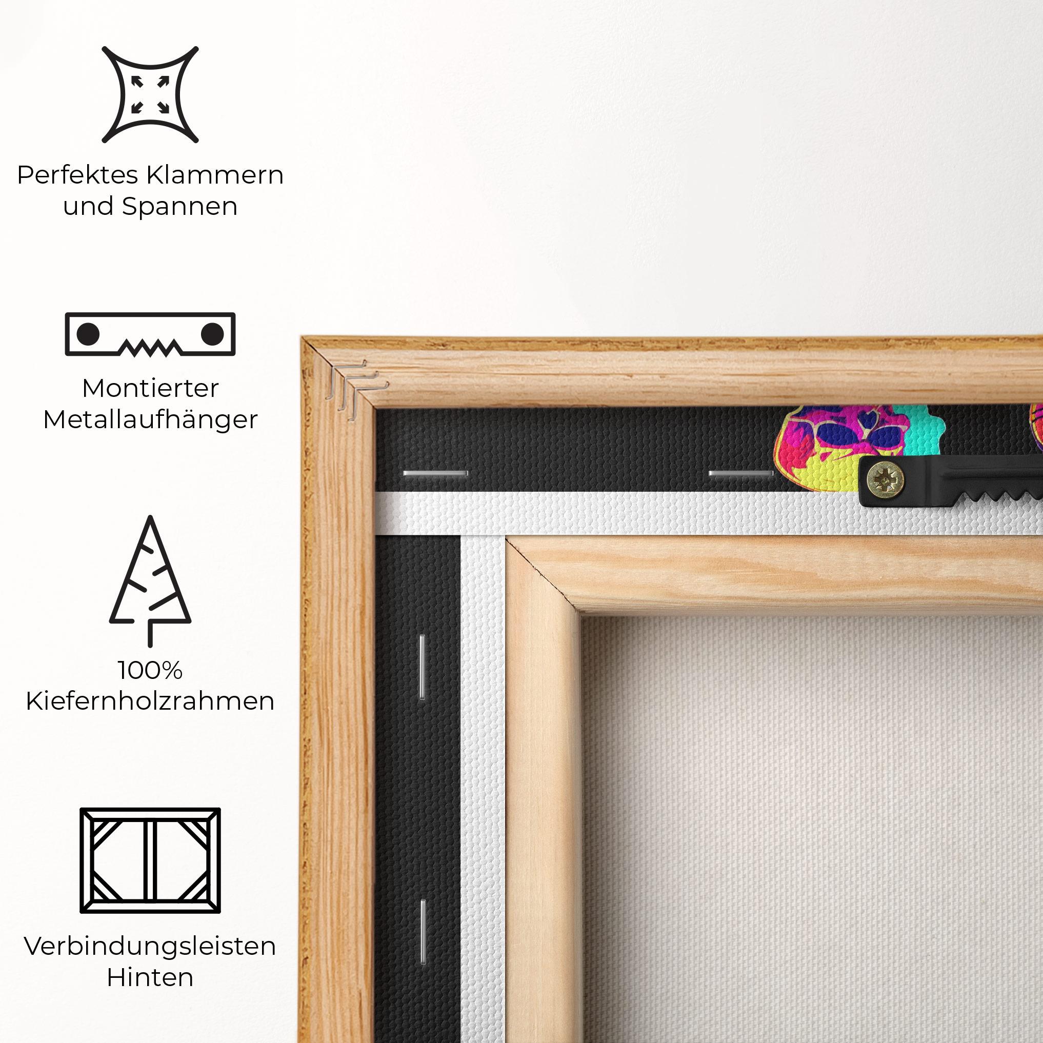 Leinwandbild Skeleton Basketball mockup 5