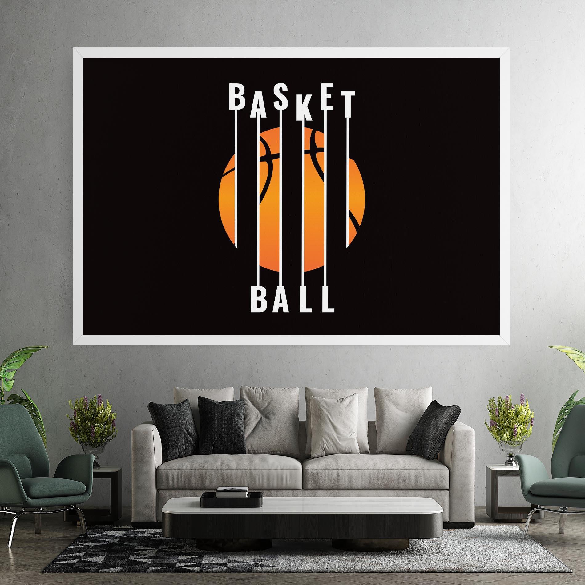 Leinwandbild Basket Ball mockup 7