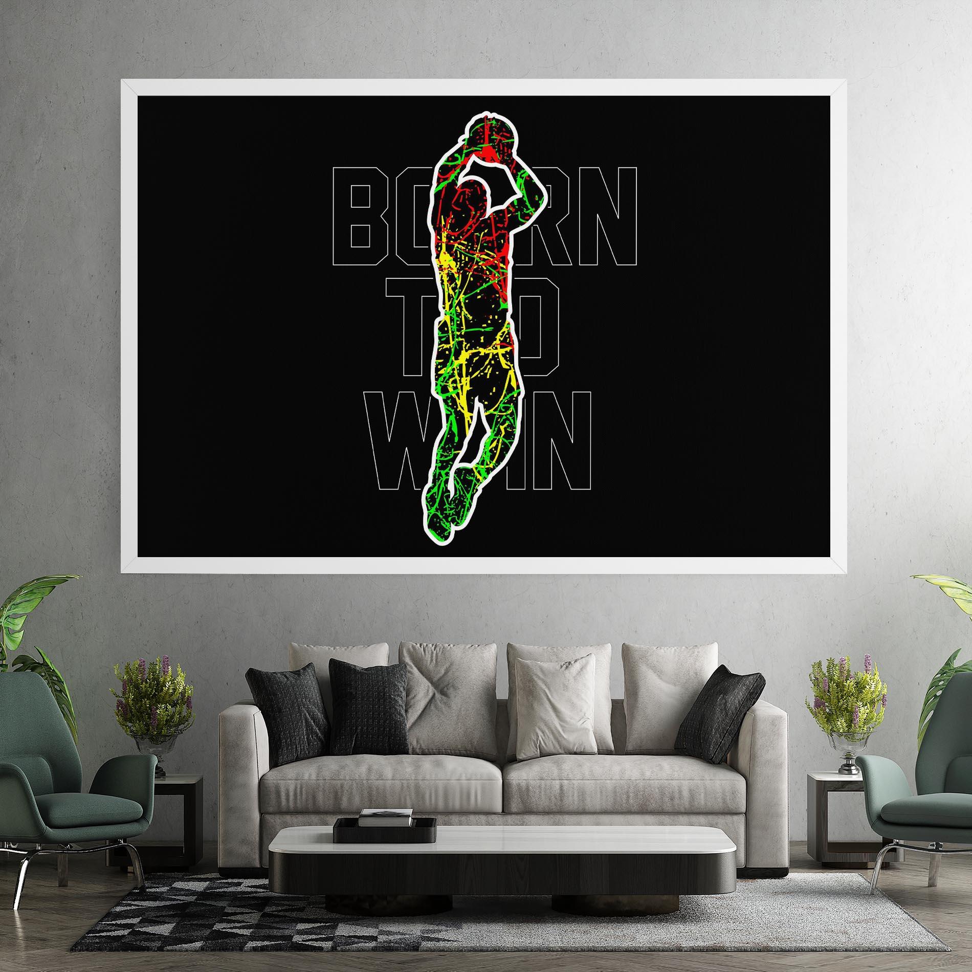 Leinwandbild Basket Win mockup 7