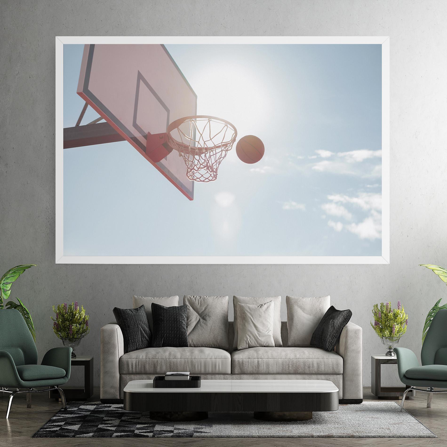 Leinwandbild Basketball Hoop mockup 7