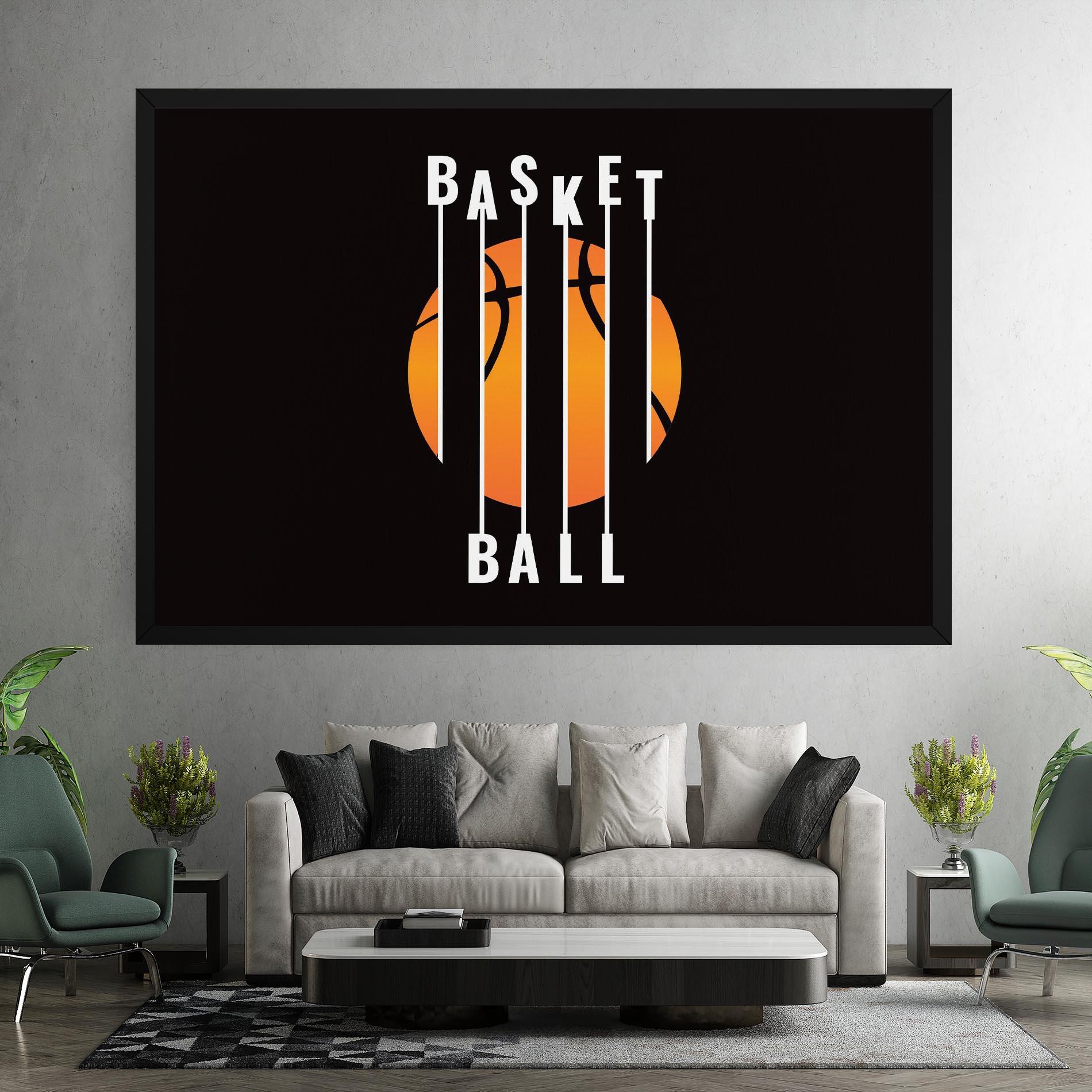 Leinwandbild Basket Ball mockup 7