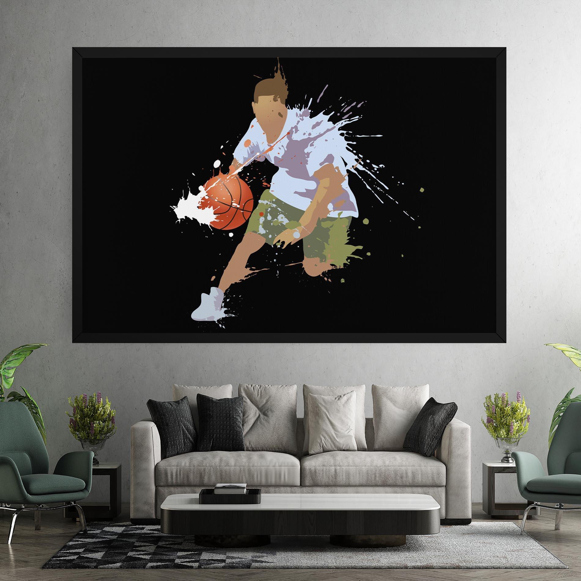 Leinwandbild Basket Splash mockup 7