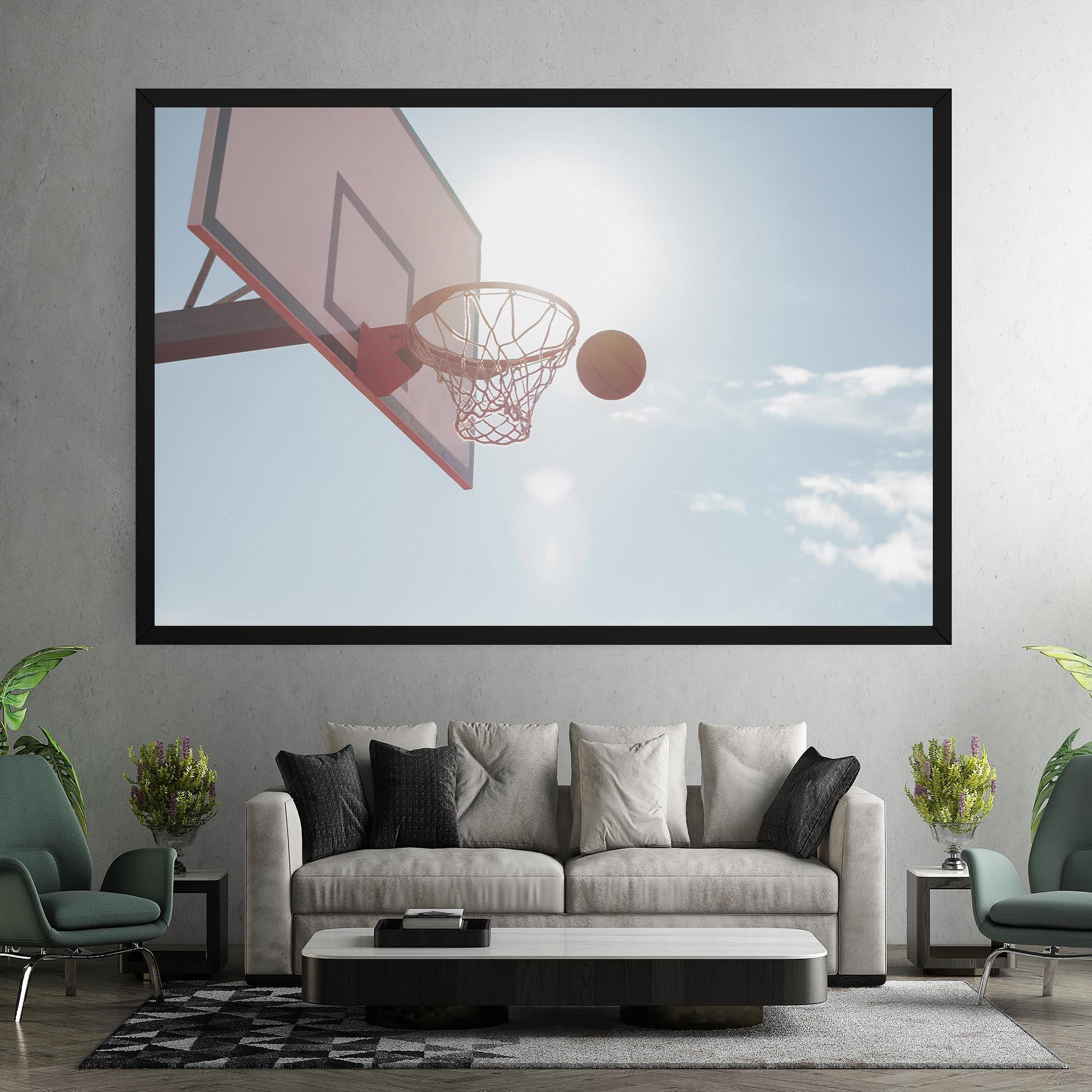 Leinwandbild Basketball Hoop mockup 7