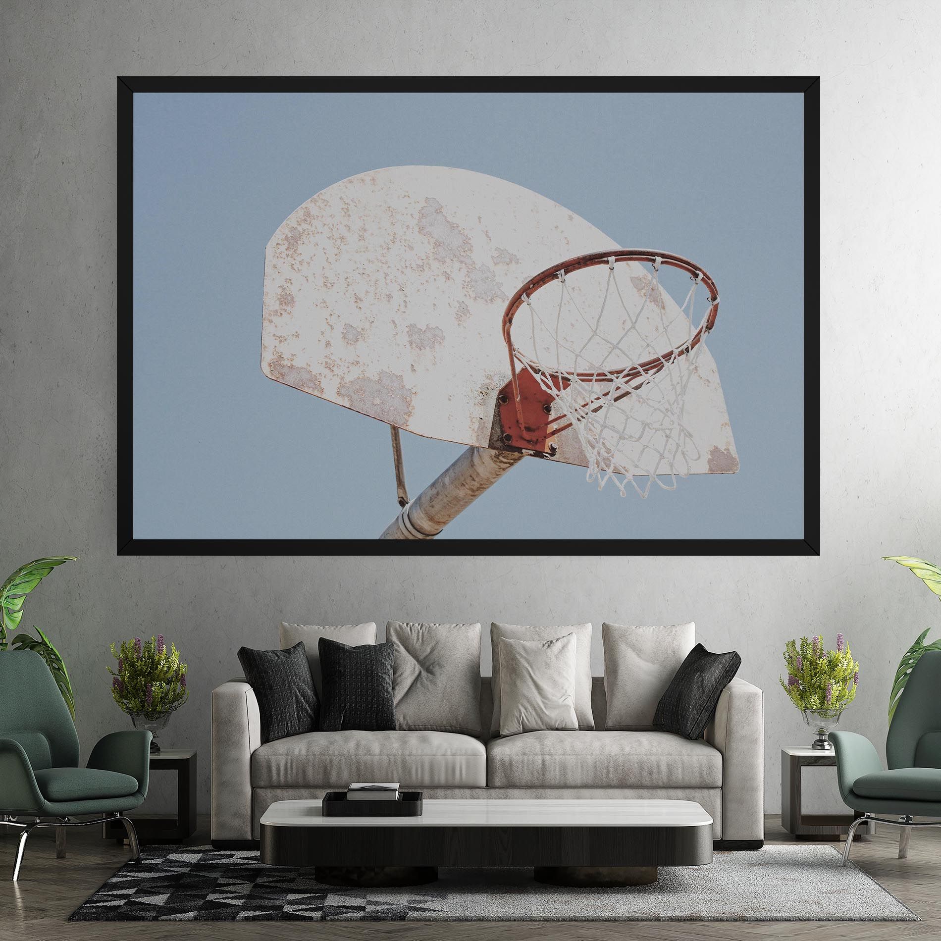 Old Basketball Hoop mockup 7