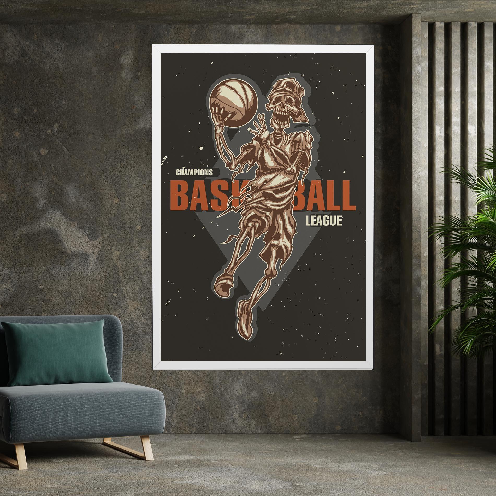 Leinwandbild Basketball League mockup 7