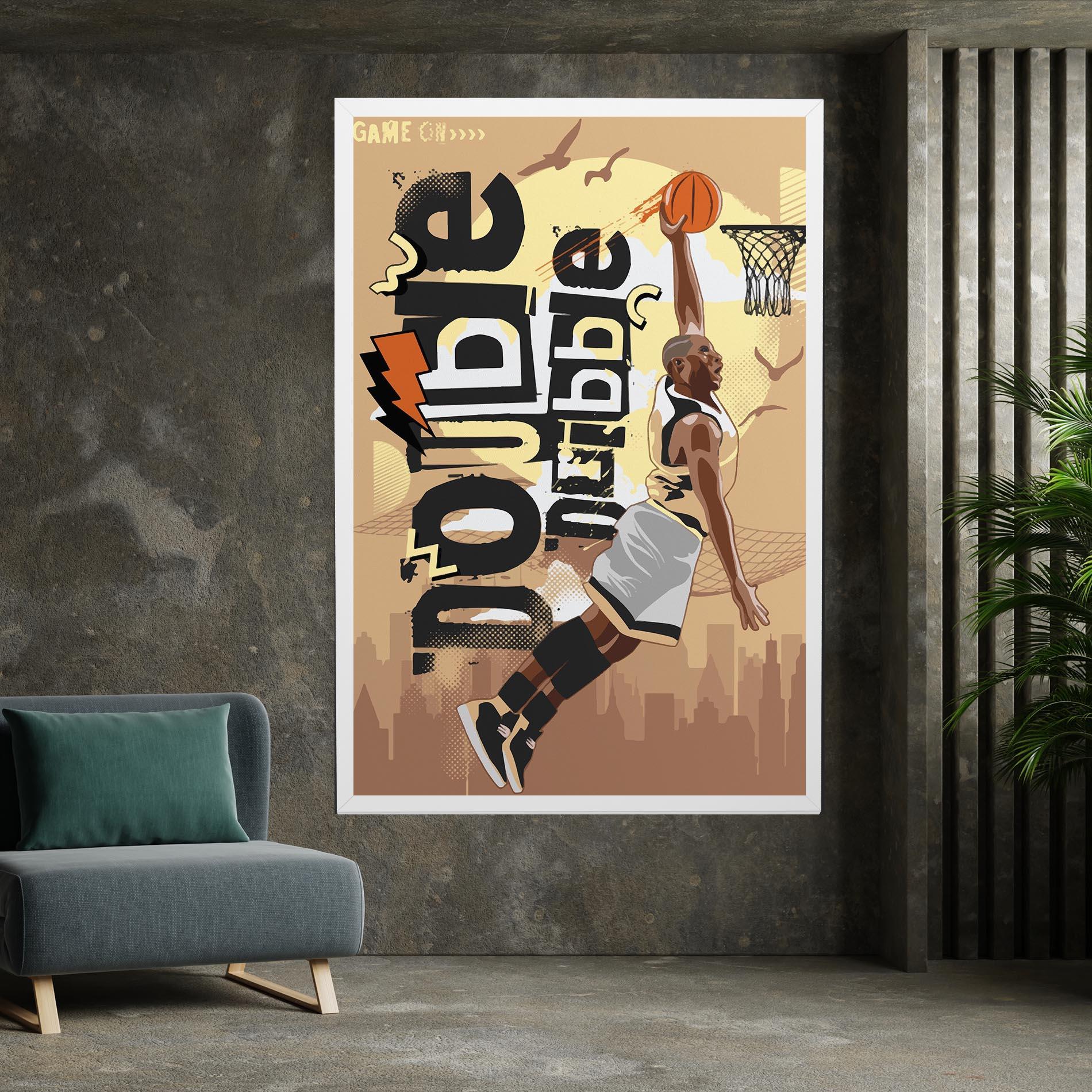 Leinwandbild Double Dribble mockup 7