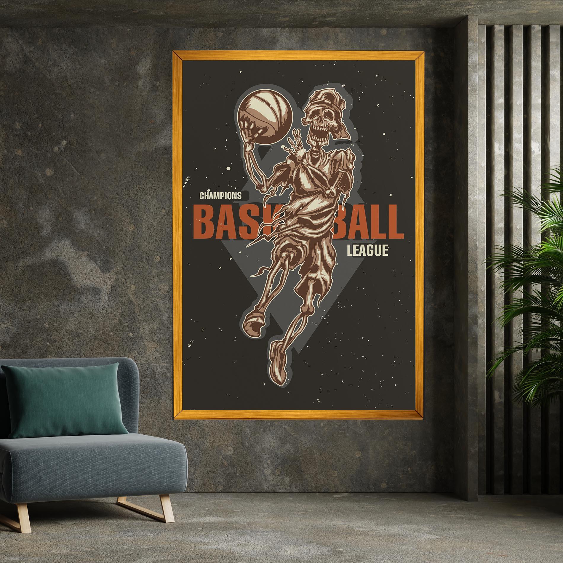 Leinwandbild Basketball League mockup 7