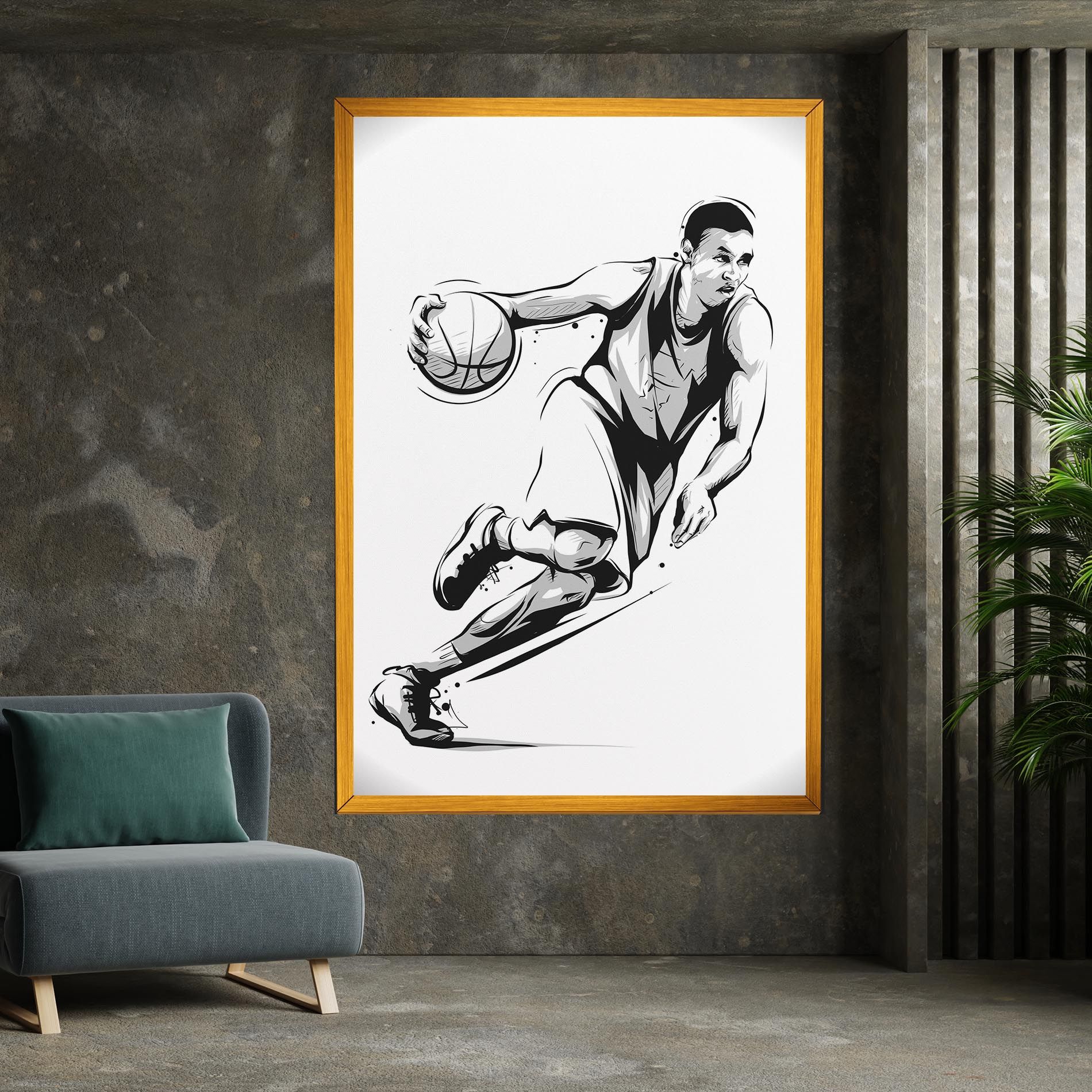 Basketball Player Line mockup 7