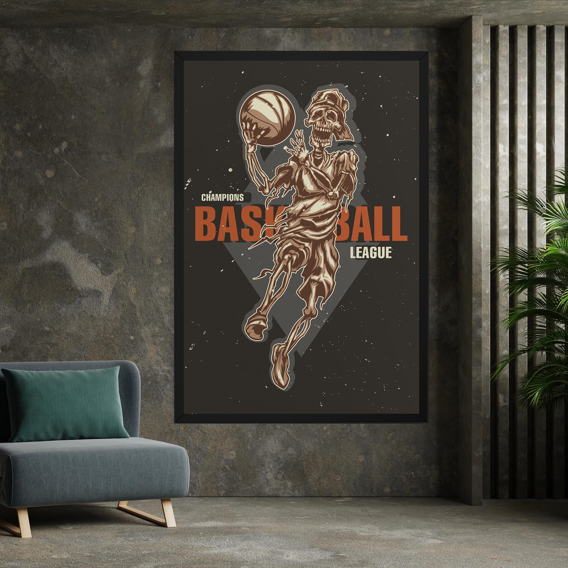 Leinwandbild Basketball League mockup 7
