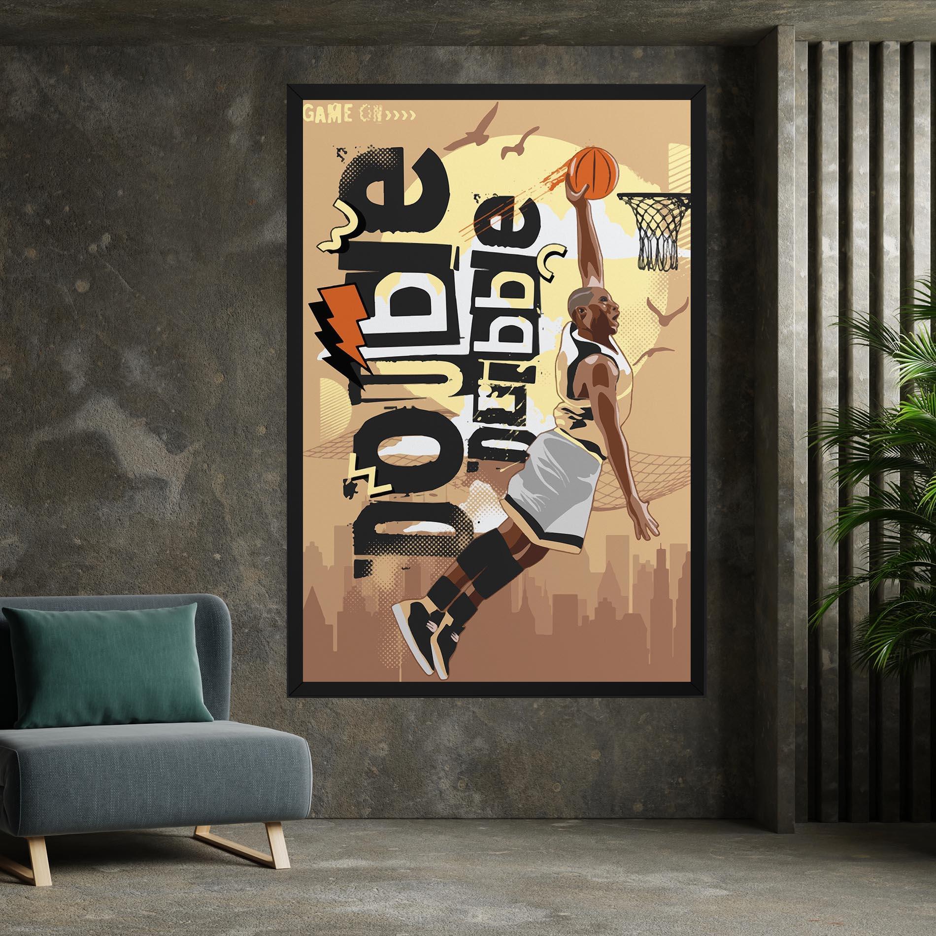 Leinwandbild Double Dribble mockup 7