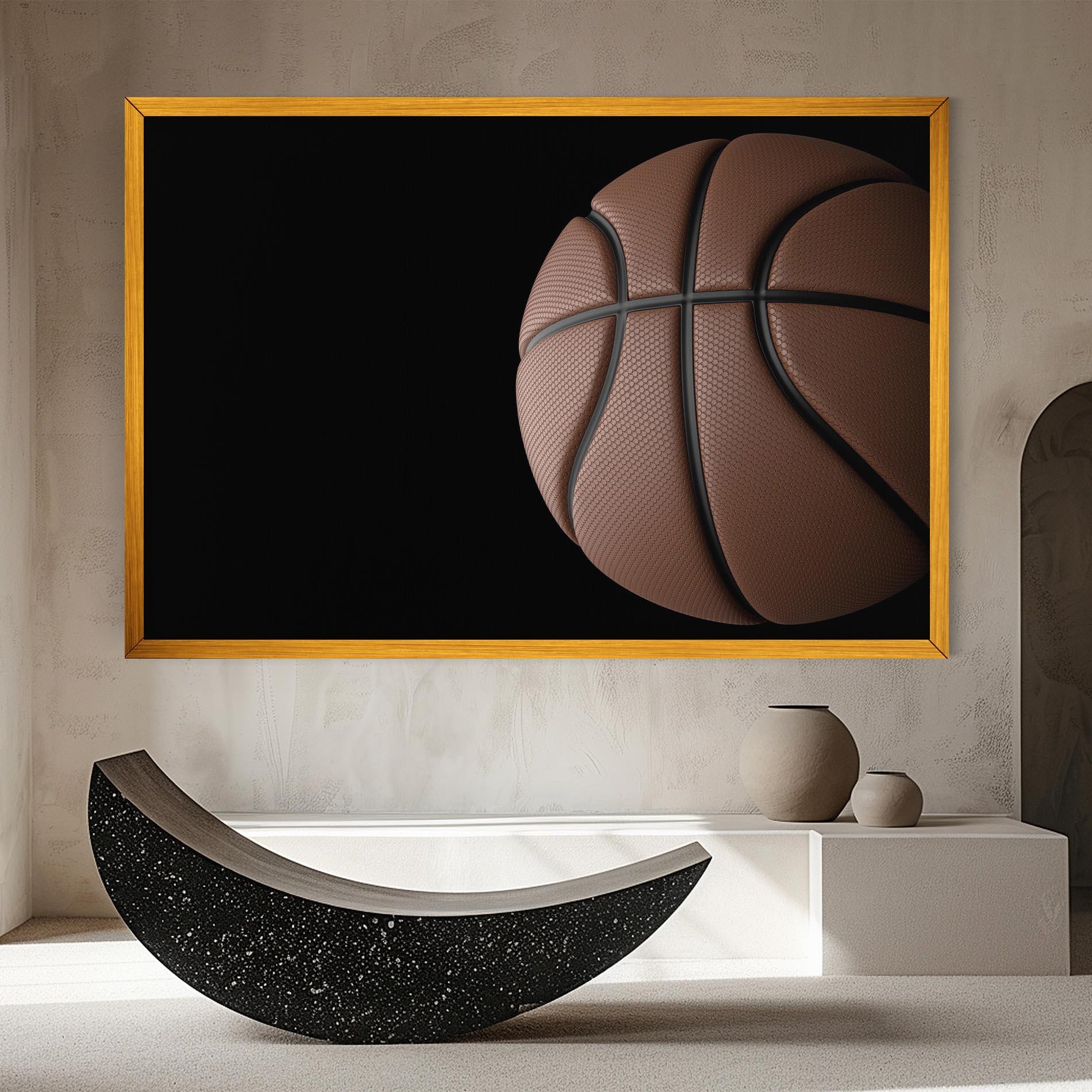 Leinwandbild 3d Basketball Ball mockup 8
