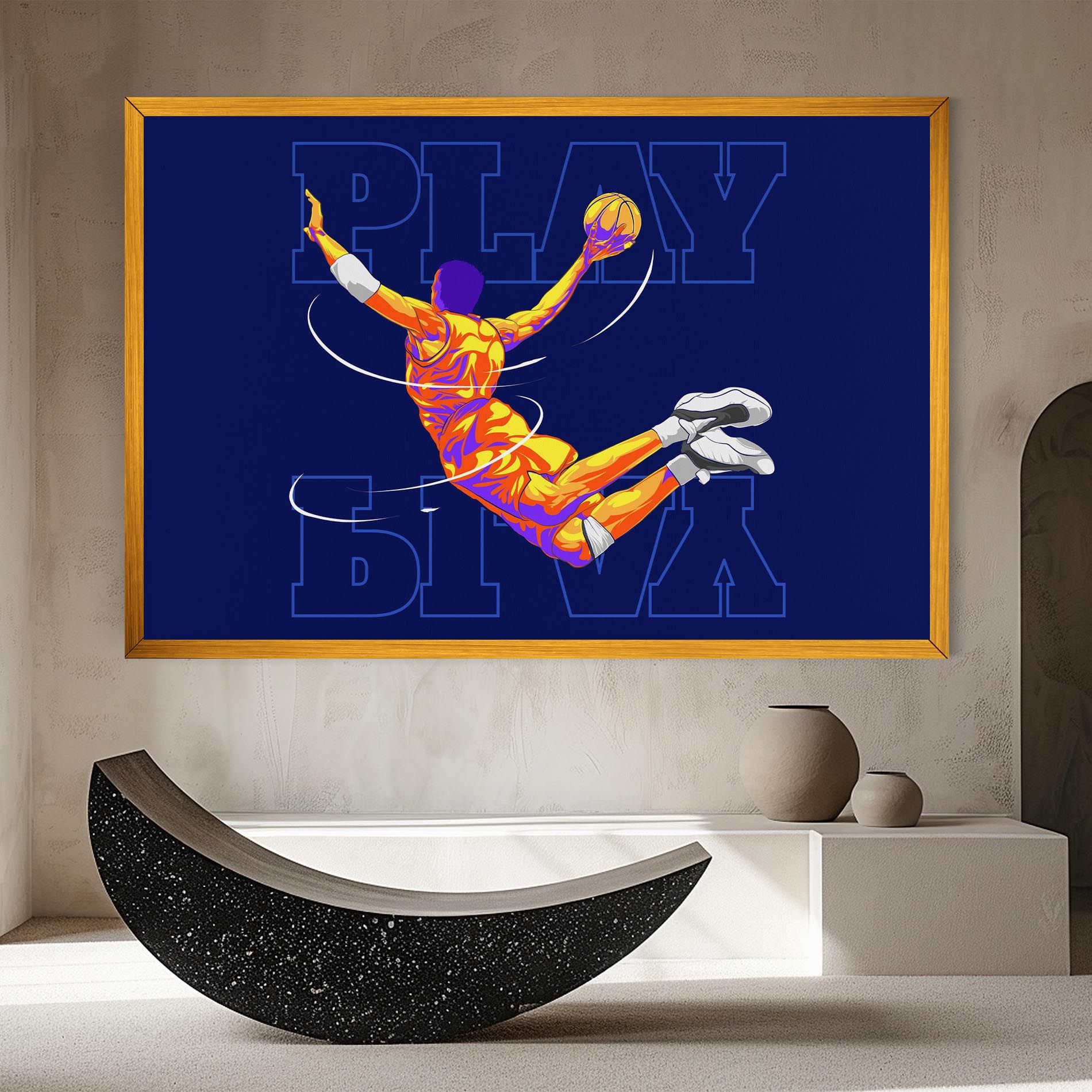 Basketball Blue mockup 8