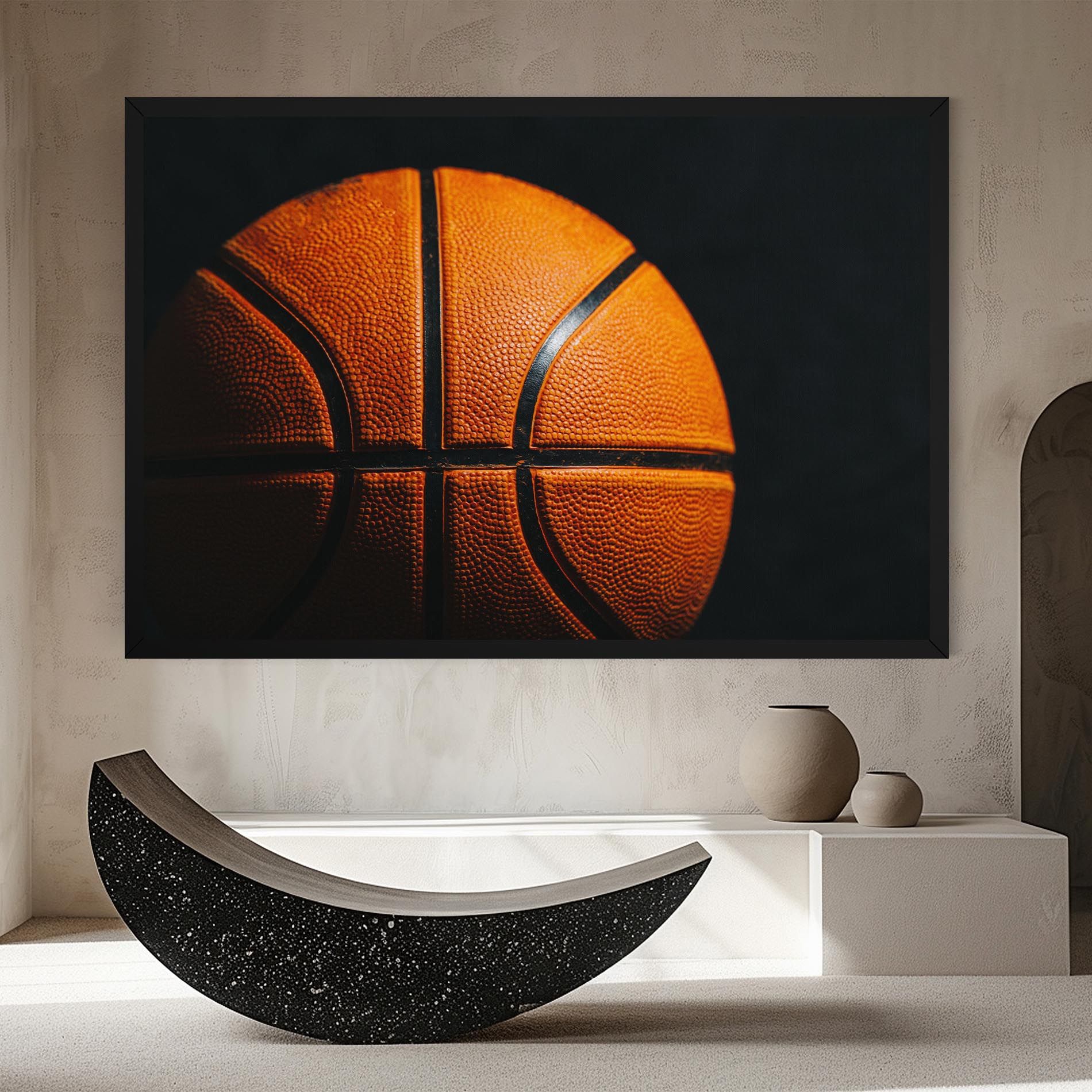 Orange Basketball mockup 8
