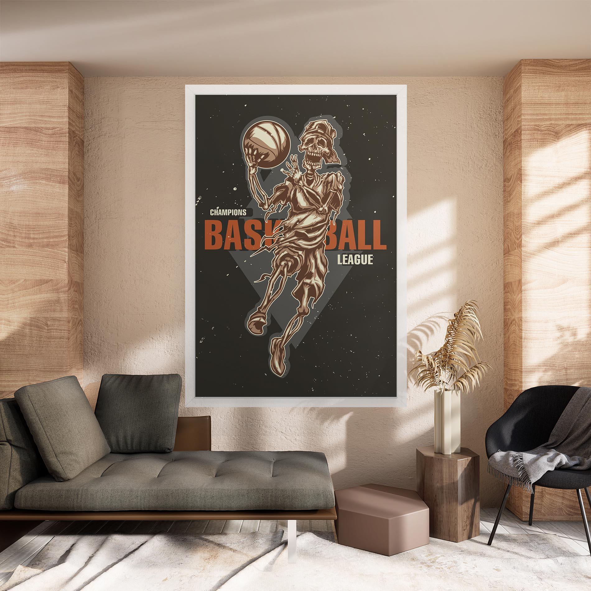 Leinwandbild Basketball League mockup 8