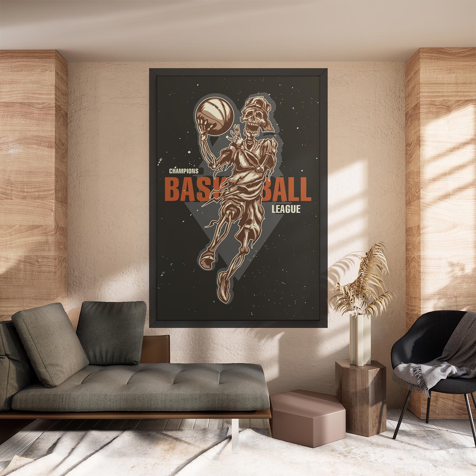 Leinwandbild Basketball League mockup 8
