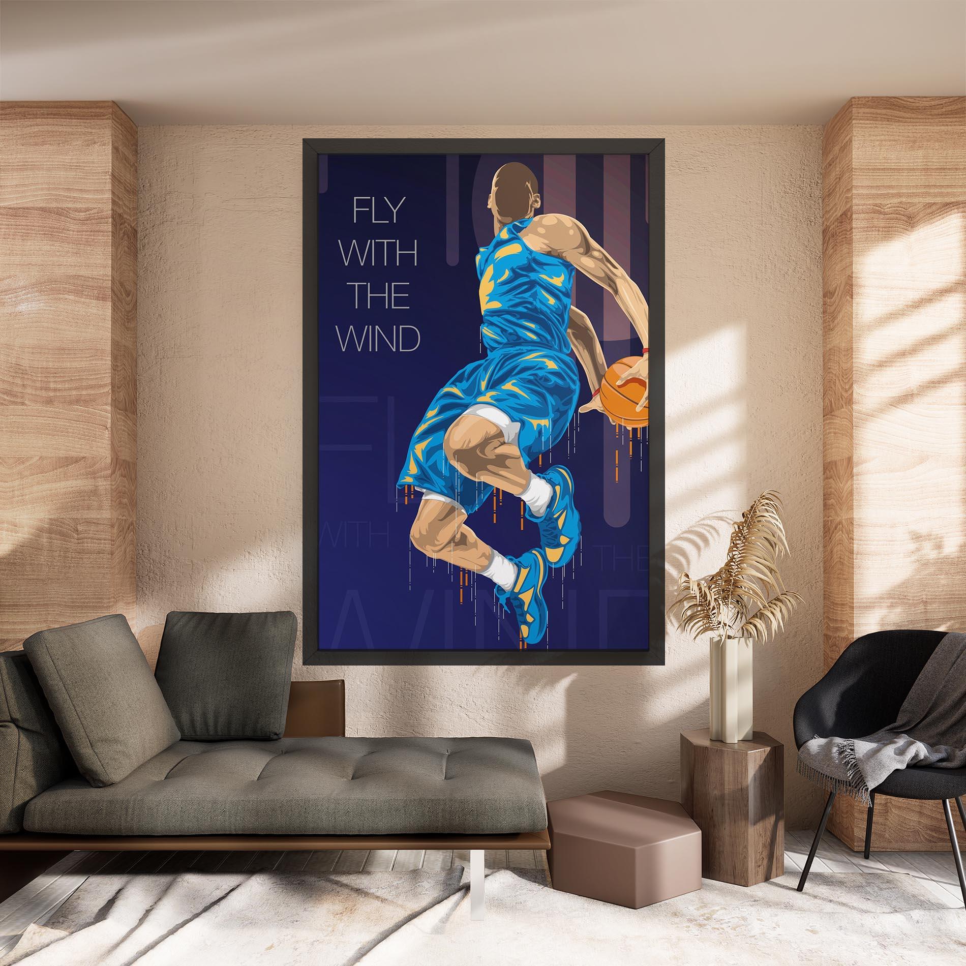 Leinwandbild Fly With The Wind mockup 8