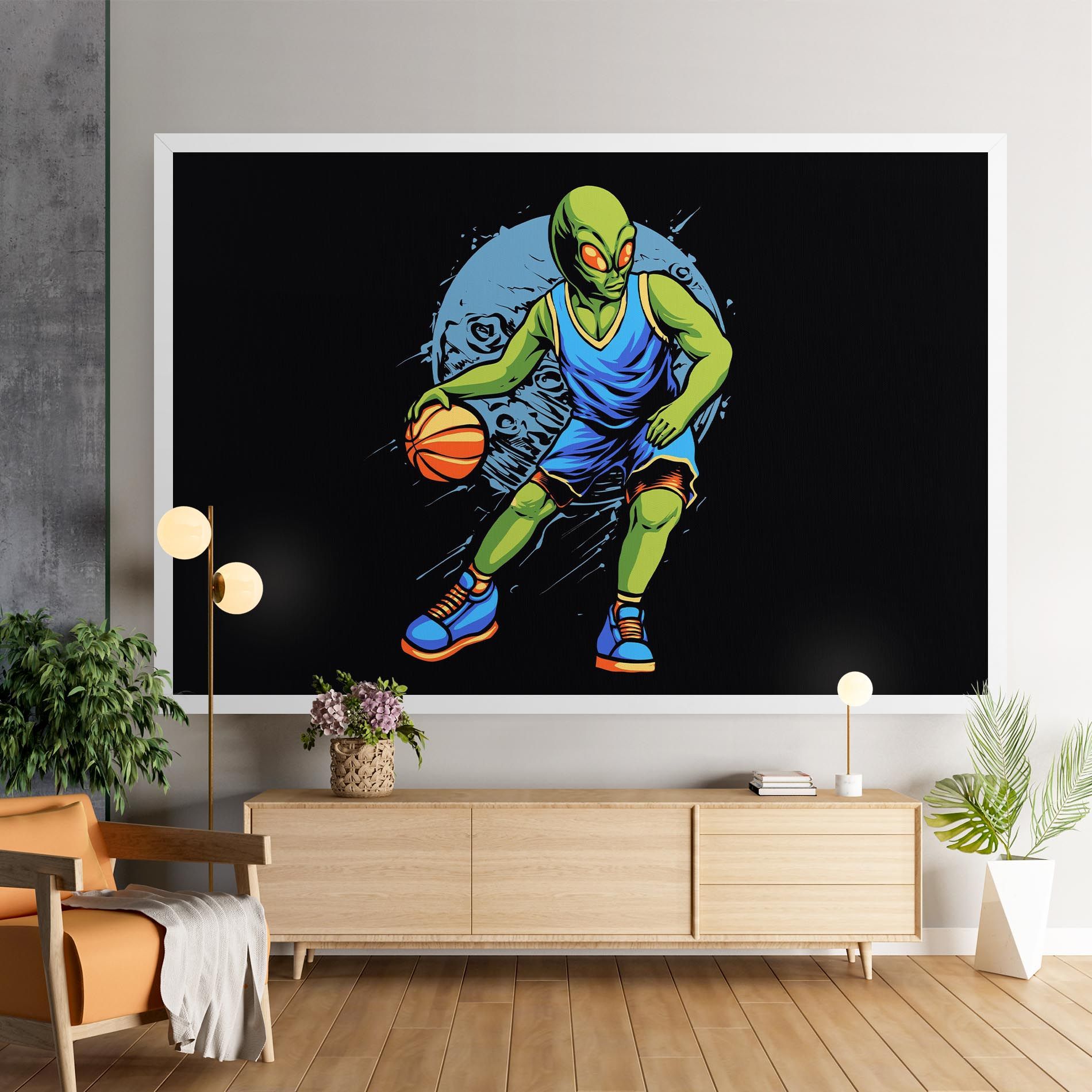 Alien Basketball mockup 9