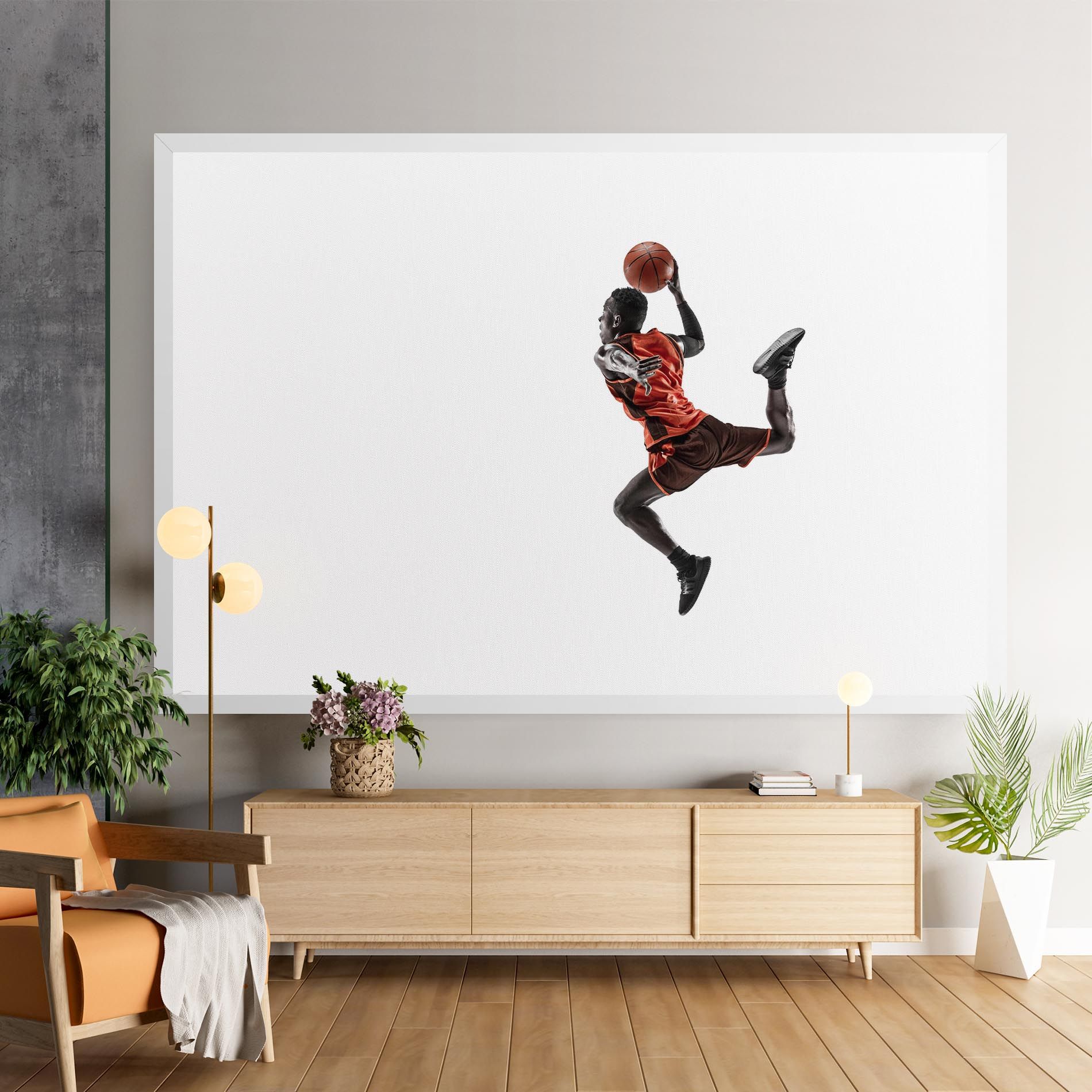 Basketball Player Flying mockup 9