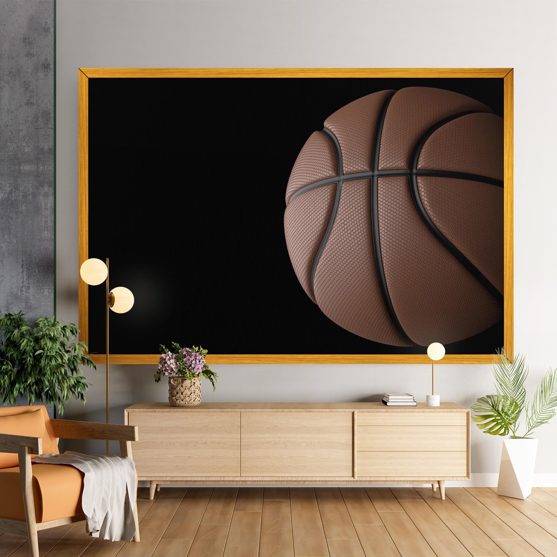 3d Basketball Ball mockup 9