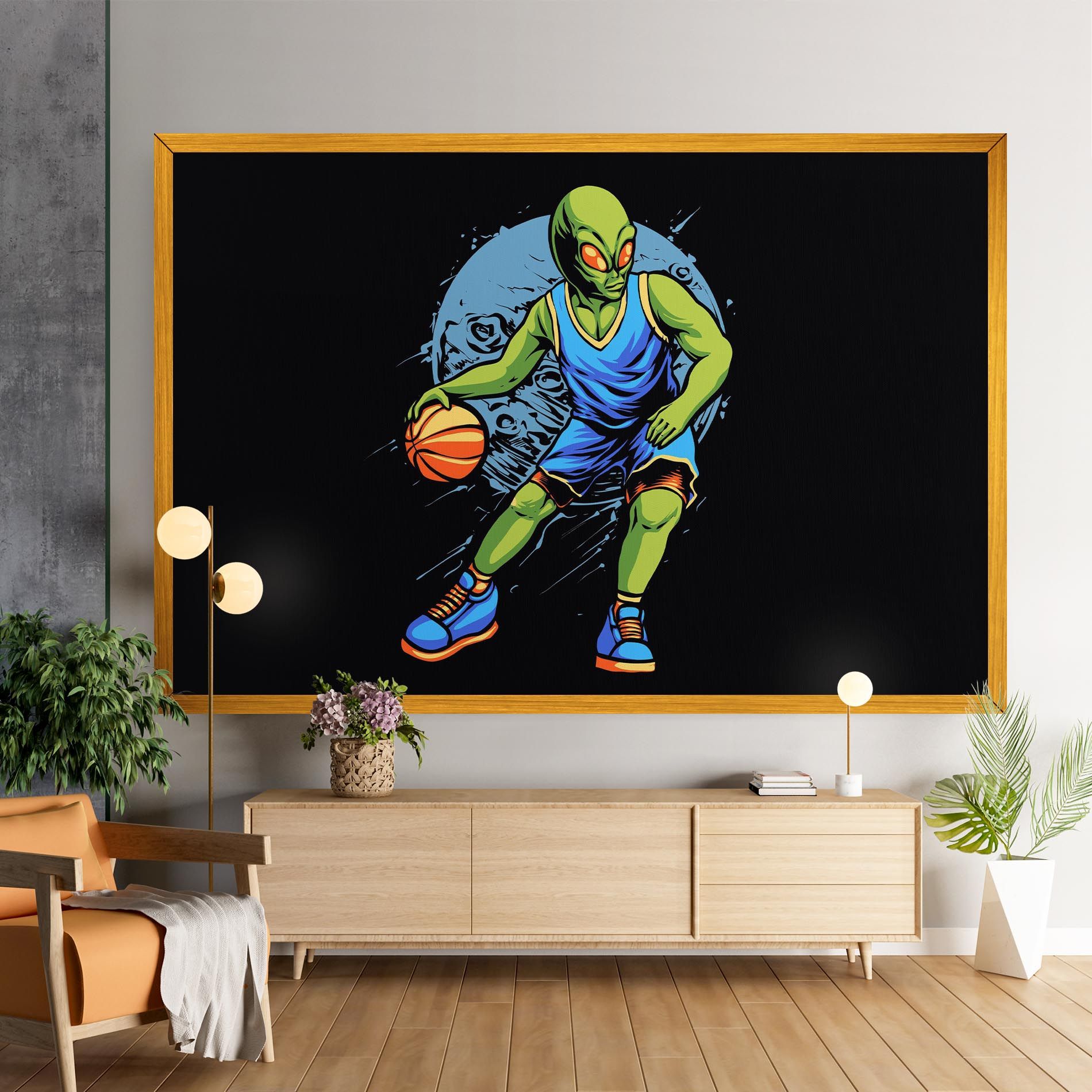 Alien Basketball mockup 9