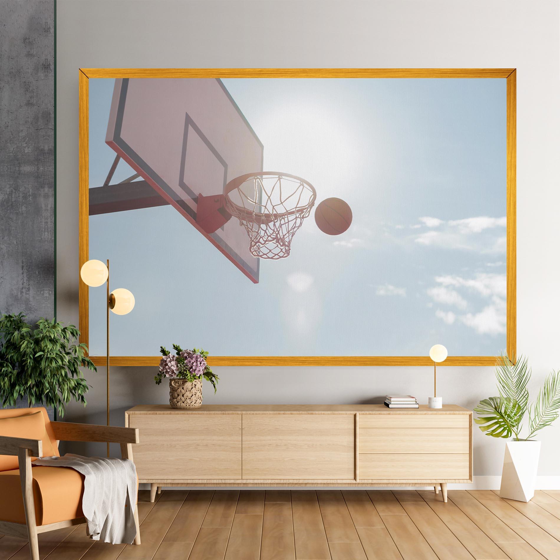 Leinwandbild Basketball Hoop mockup 9
