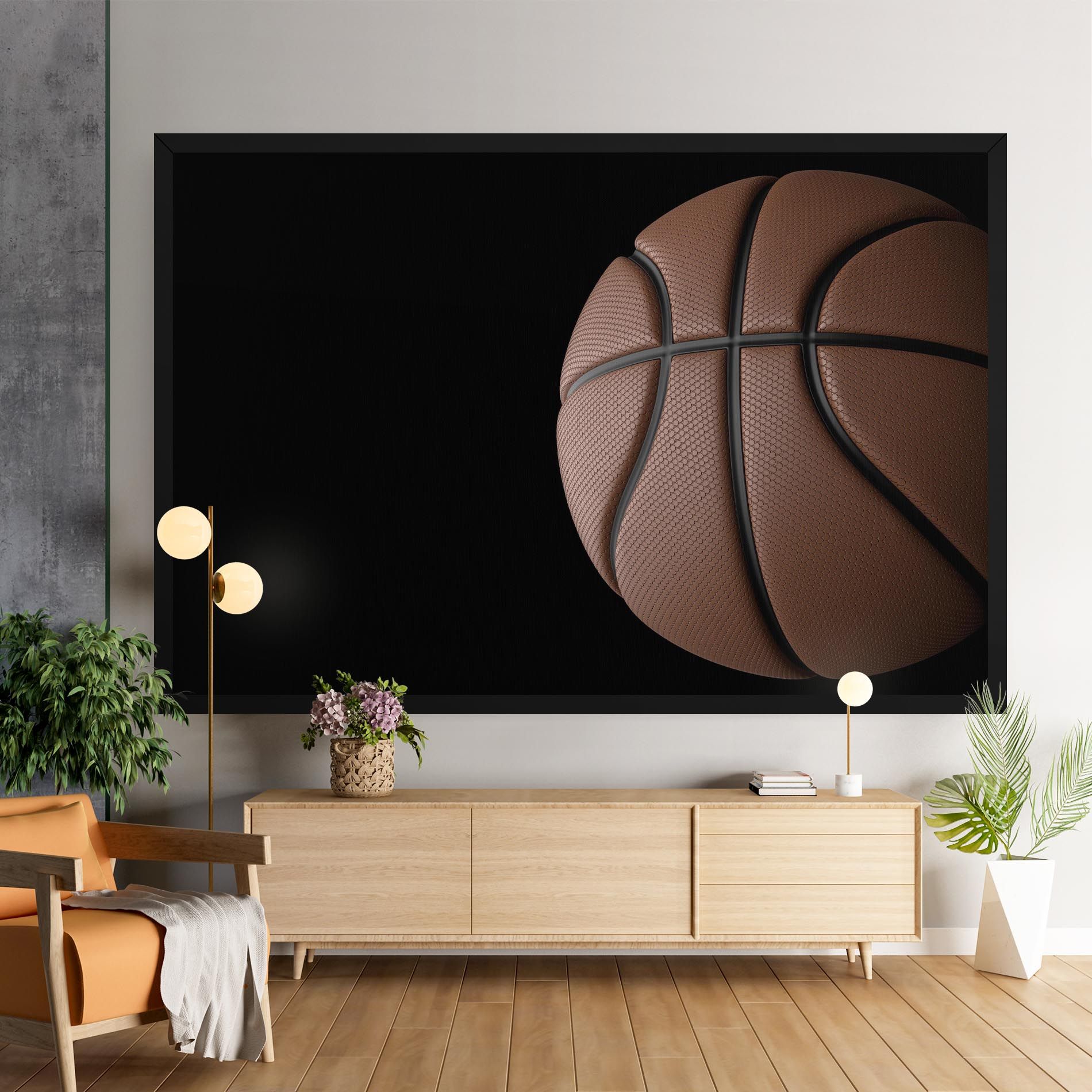 3d Basketball Ball mockup 9