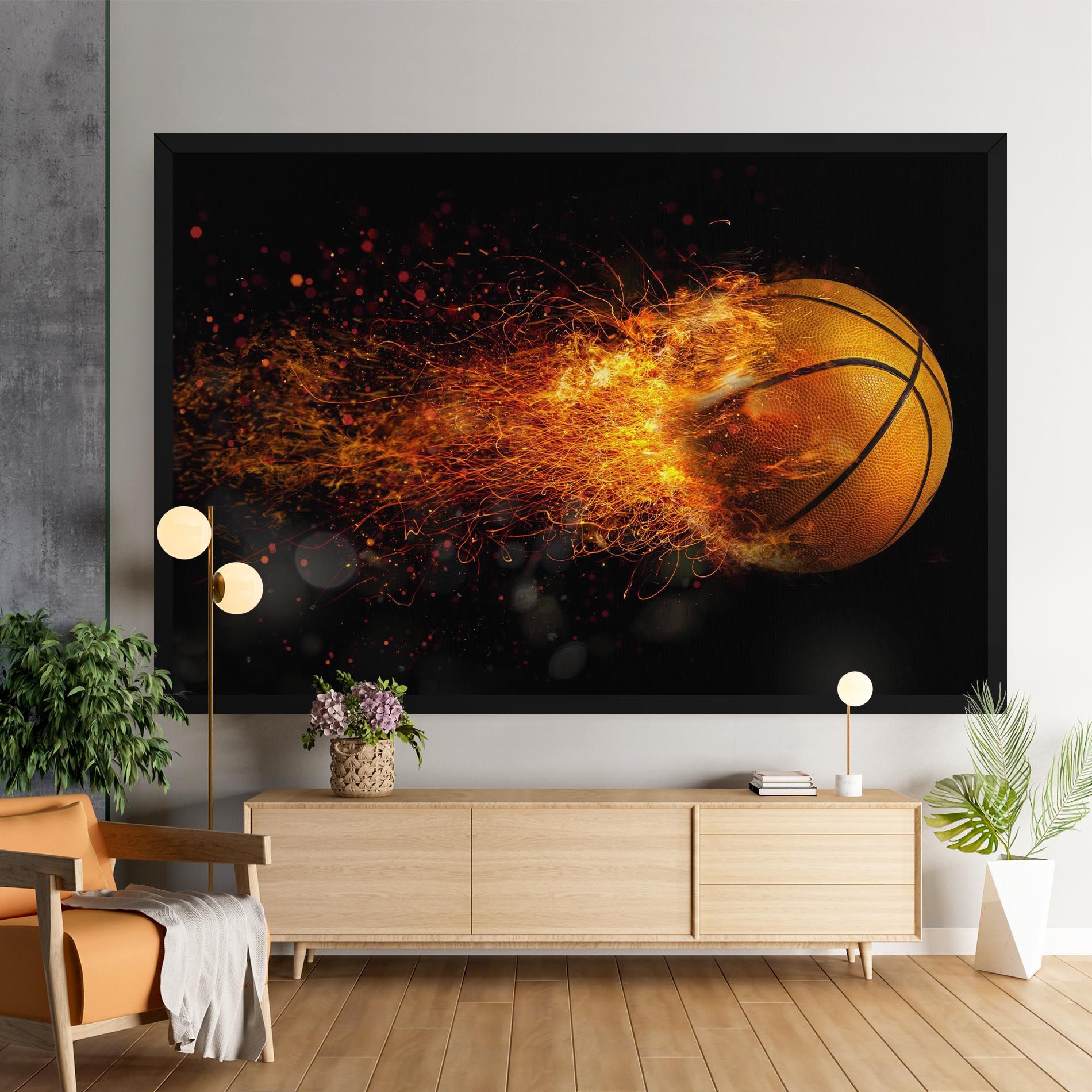 Basket Ball Flame mockup 9
