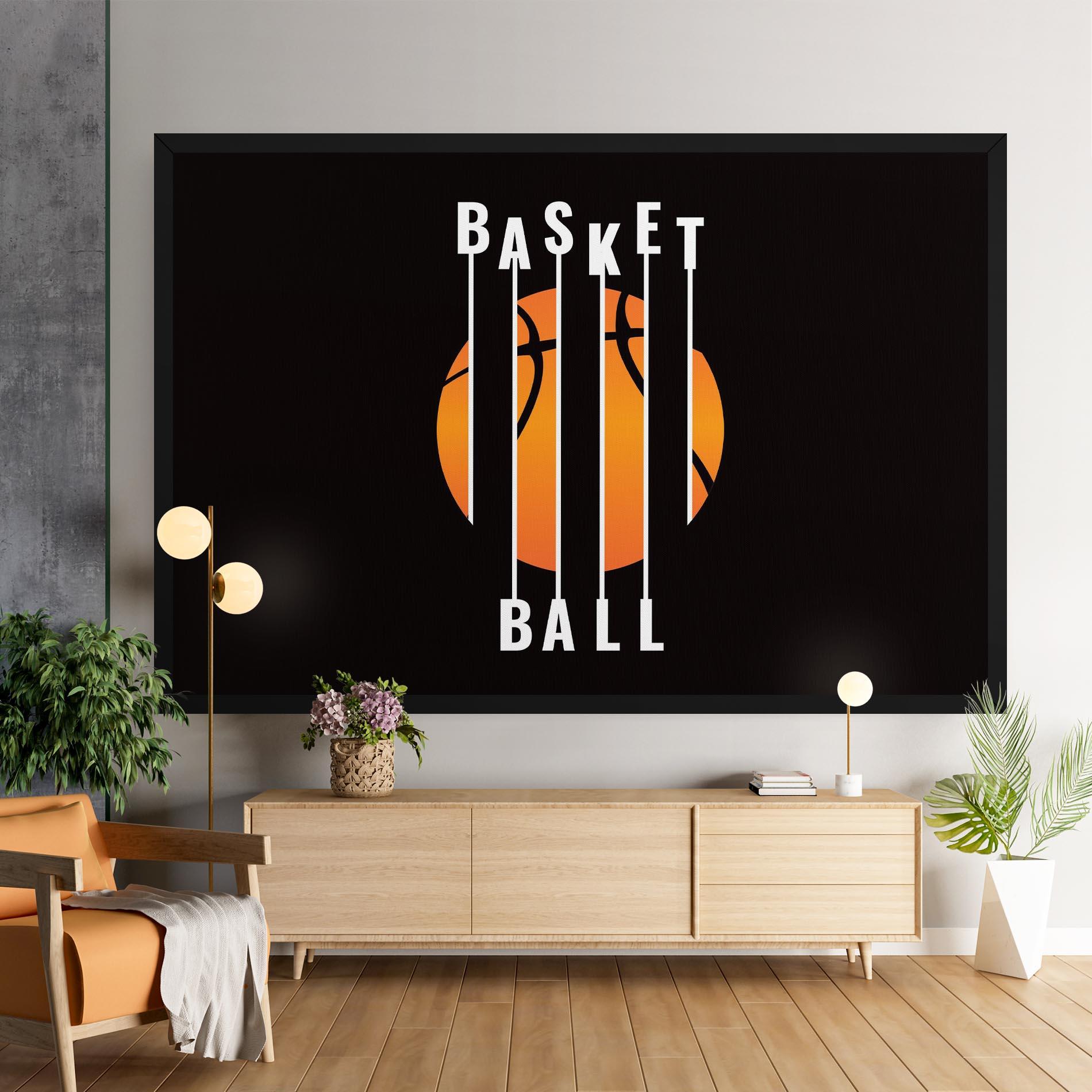 Leinwandbild Basket Ball mockup 9