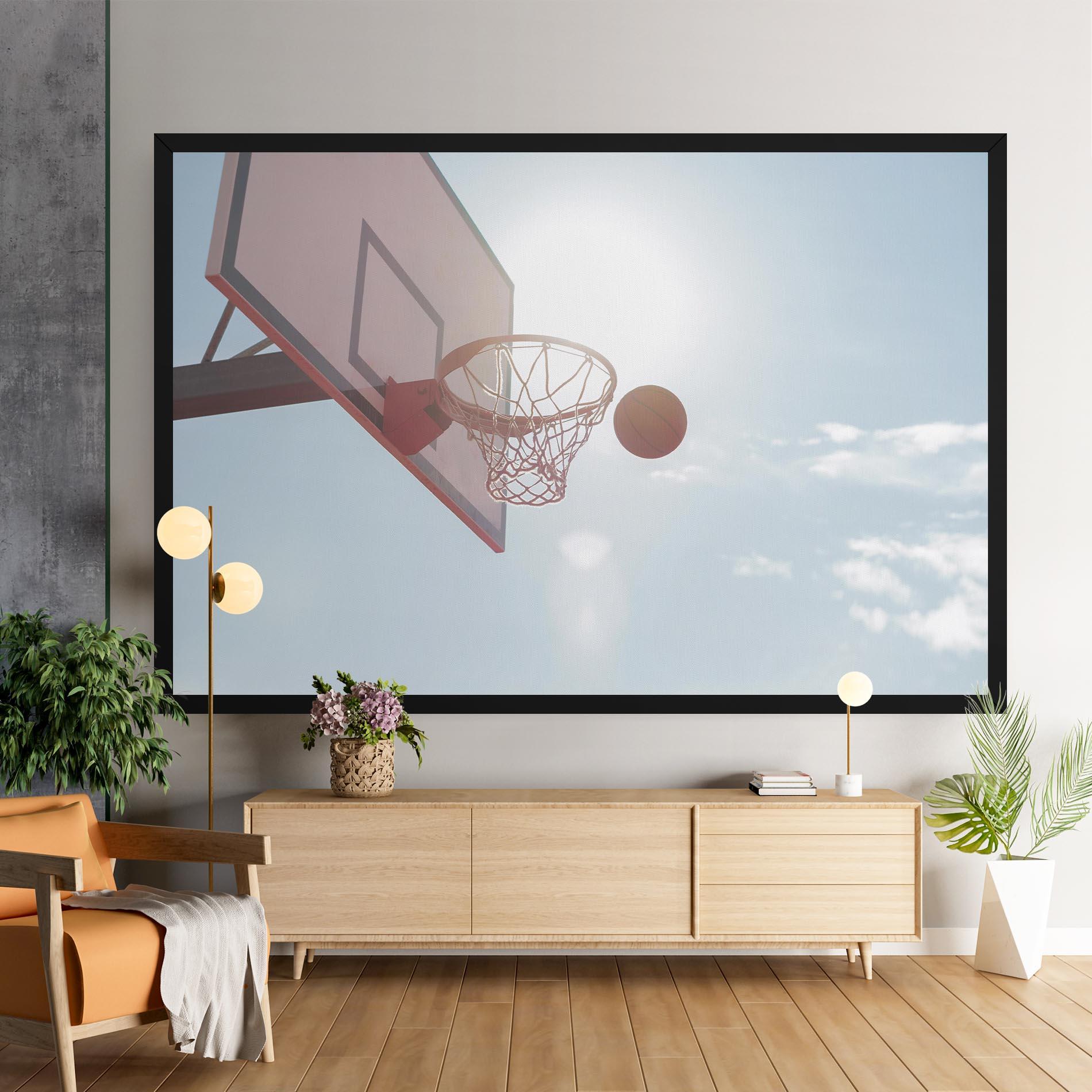 Leinwandbild Basketball Hoop mockup 9