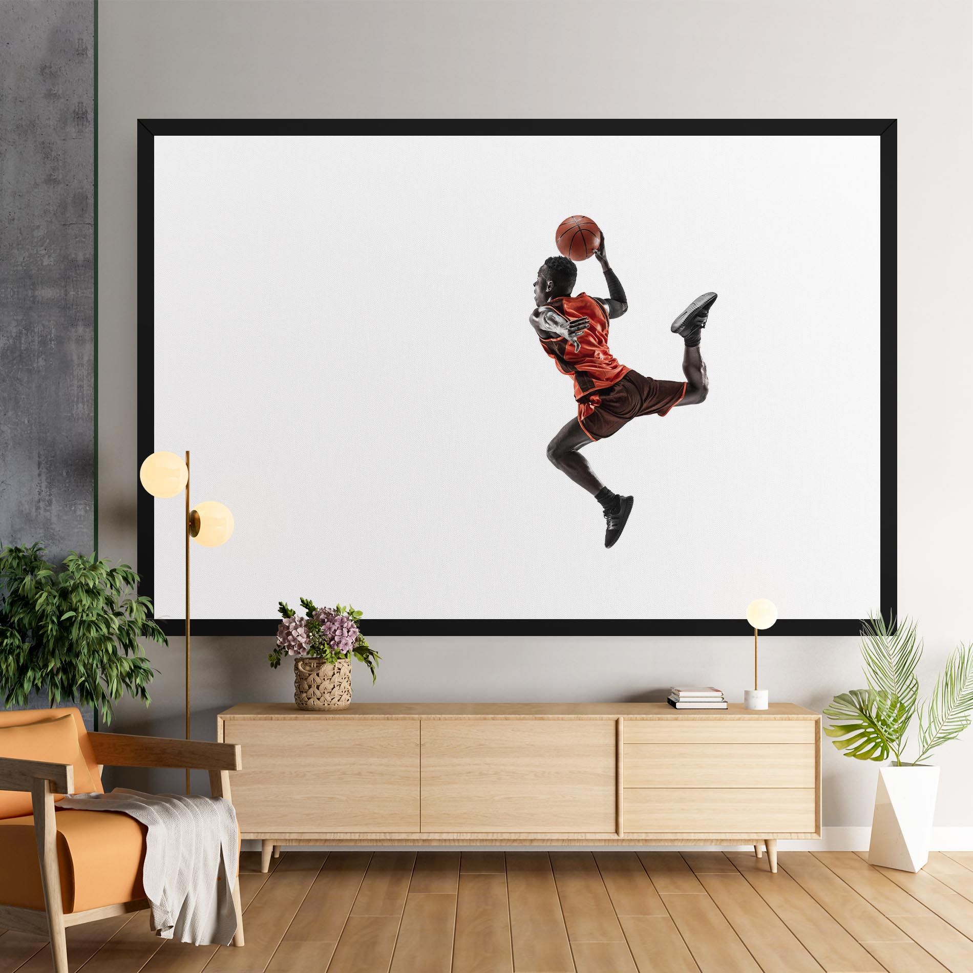 Basketball Player Flying mockup 9