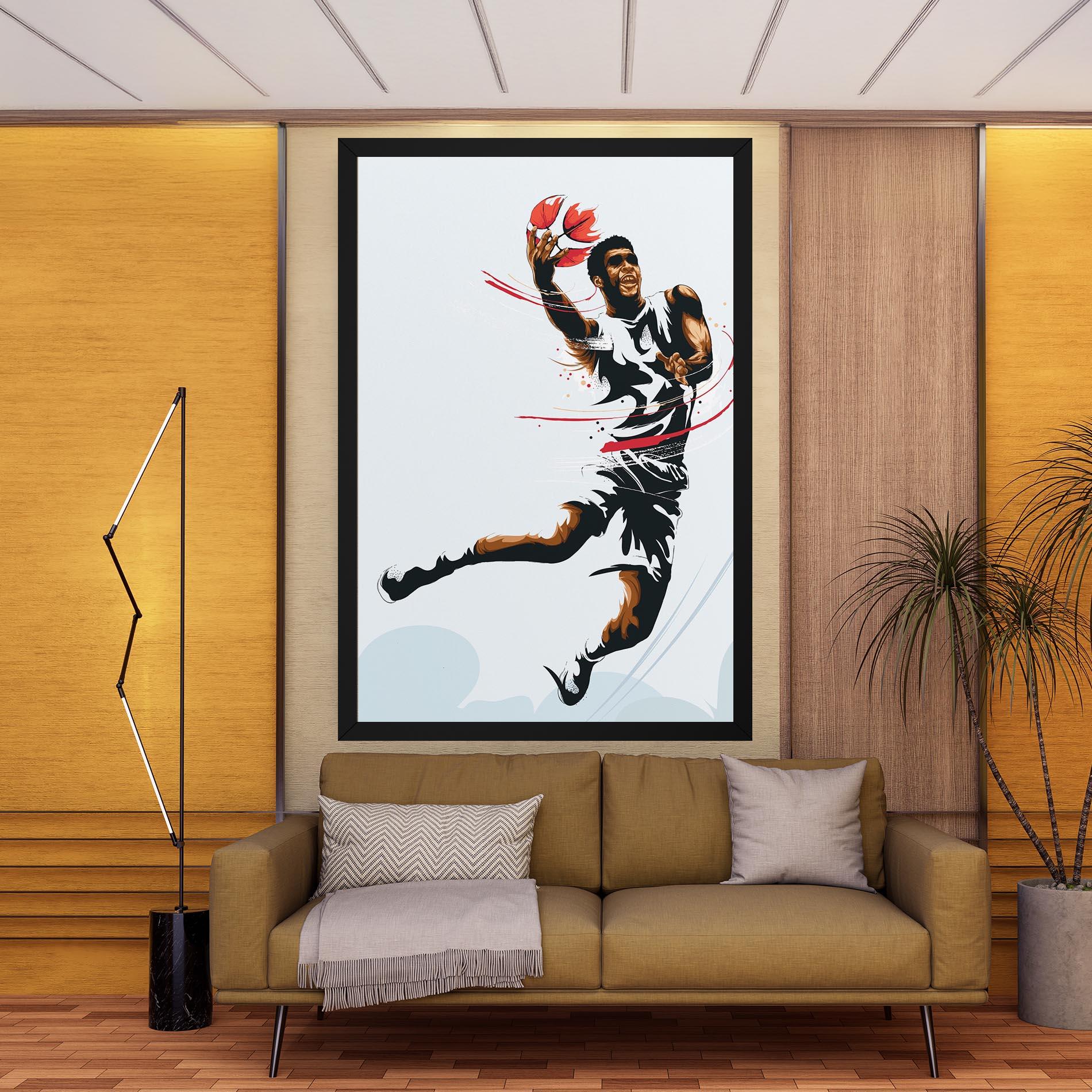 Leinwandbild Basketball Shot mockup 9