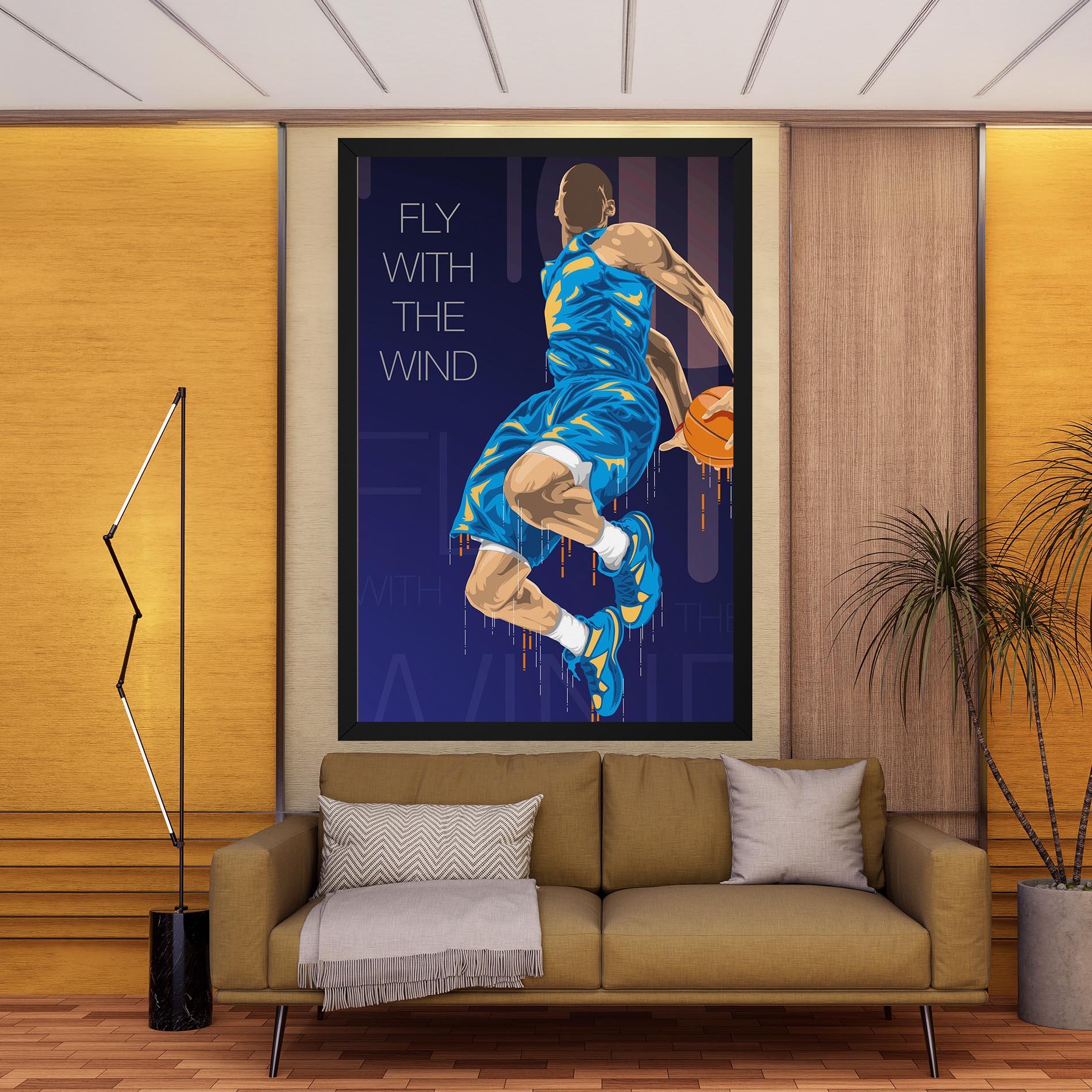 Leinwandbild Fly With The Wind mockup 9