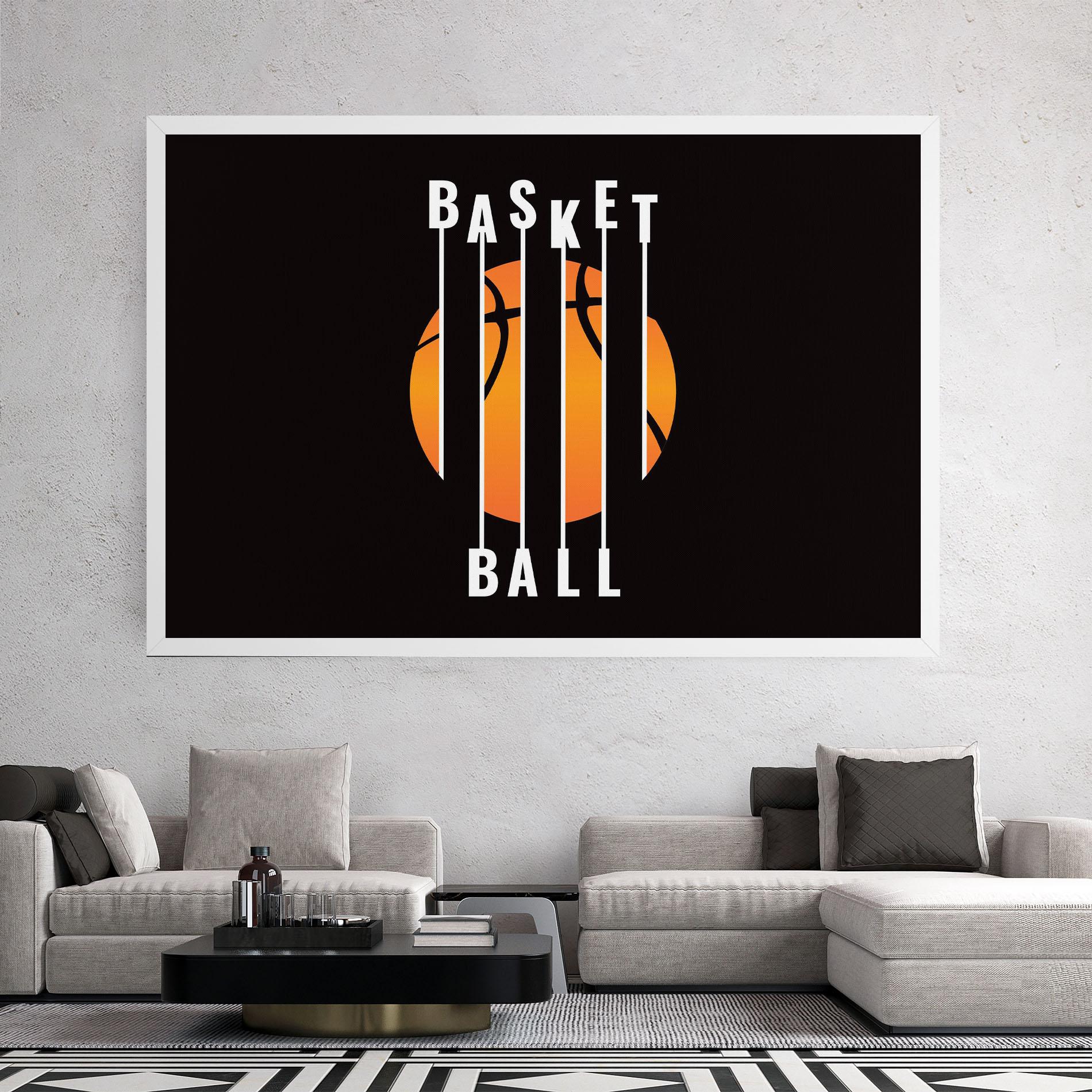 Leinwandbild Basket Ball mockup 2
