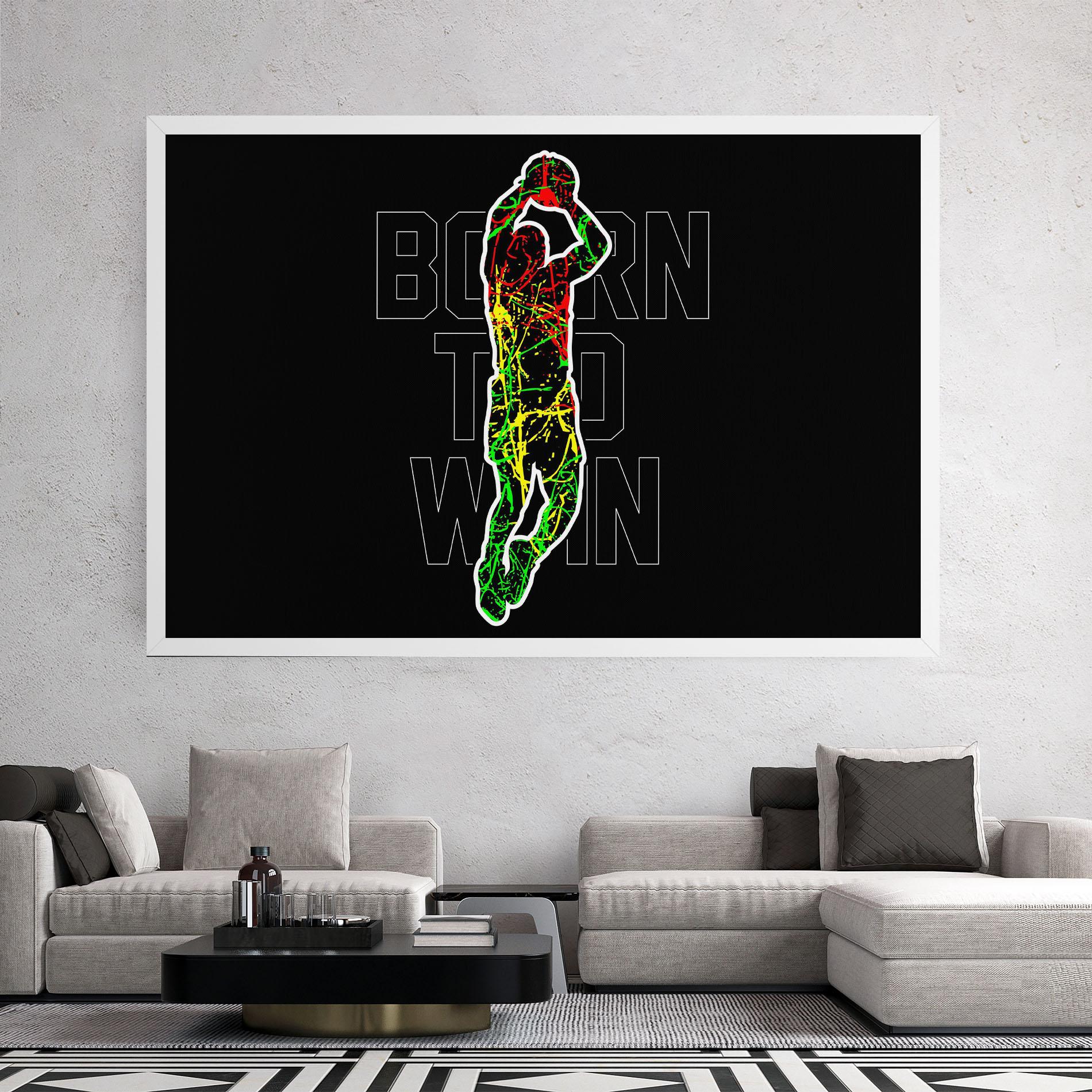 Leinwandbild Basket Win mockup 2