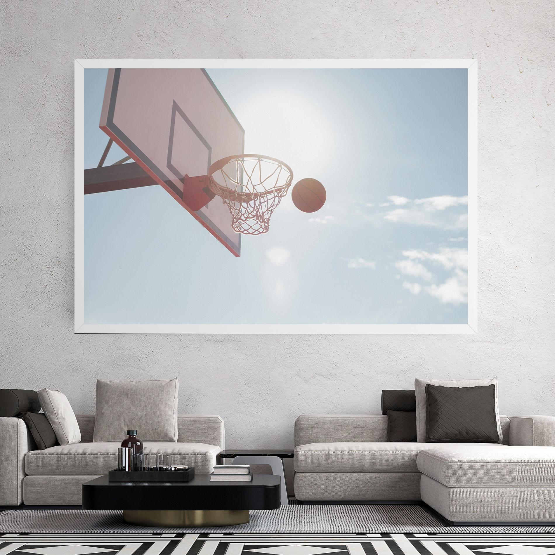 Leinwandbild Basketball Hoop mockup 2