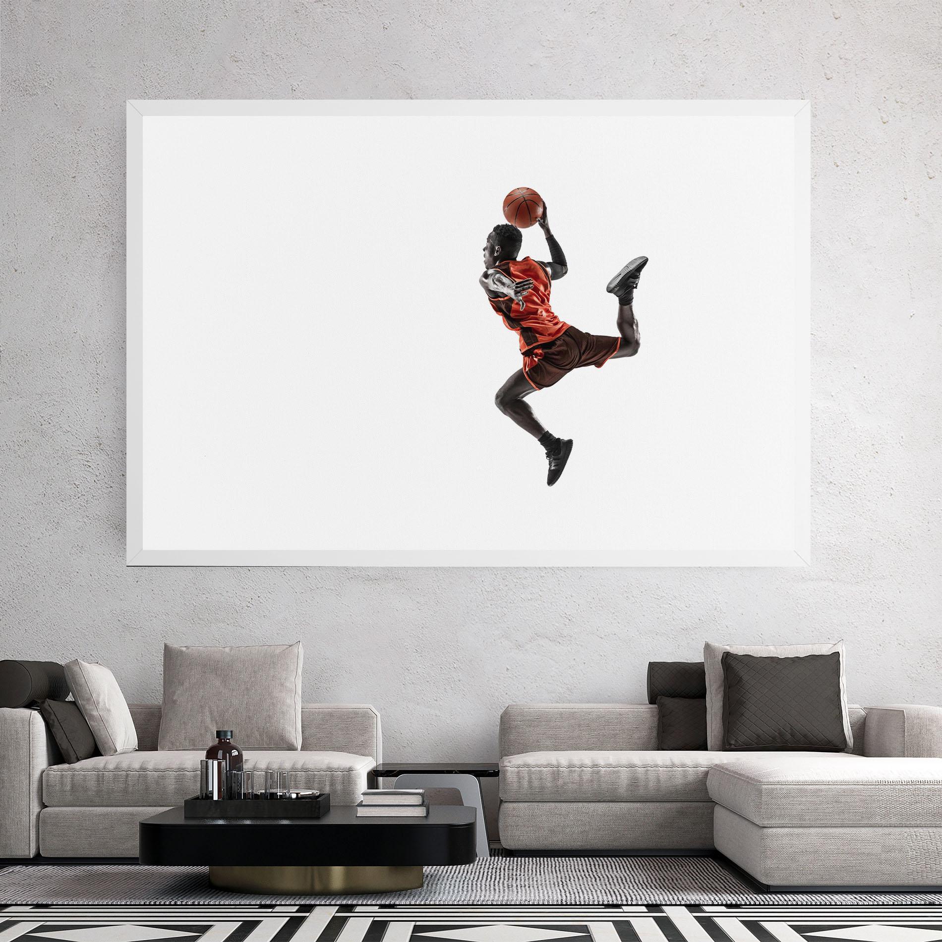 Leinwandbild Basketball Player Flying mockup 2