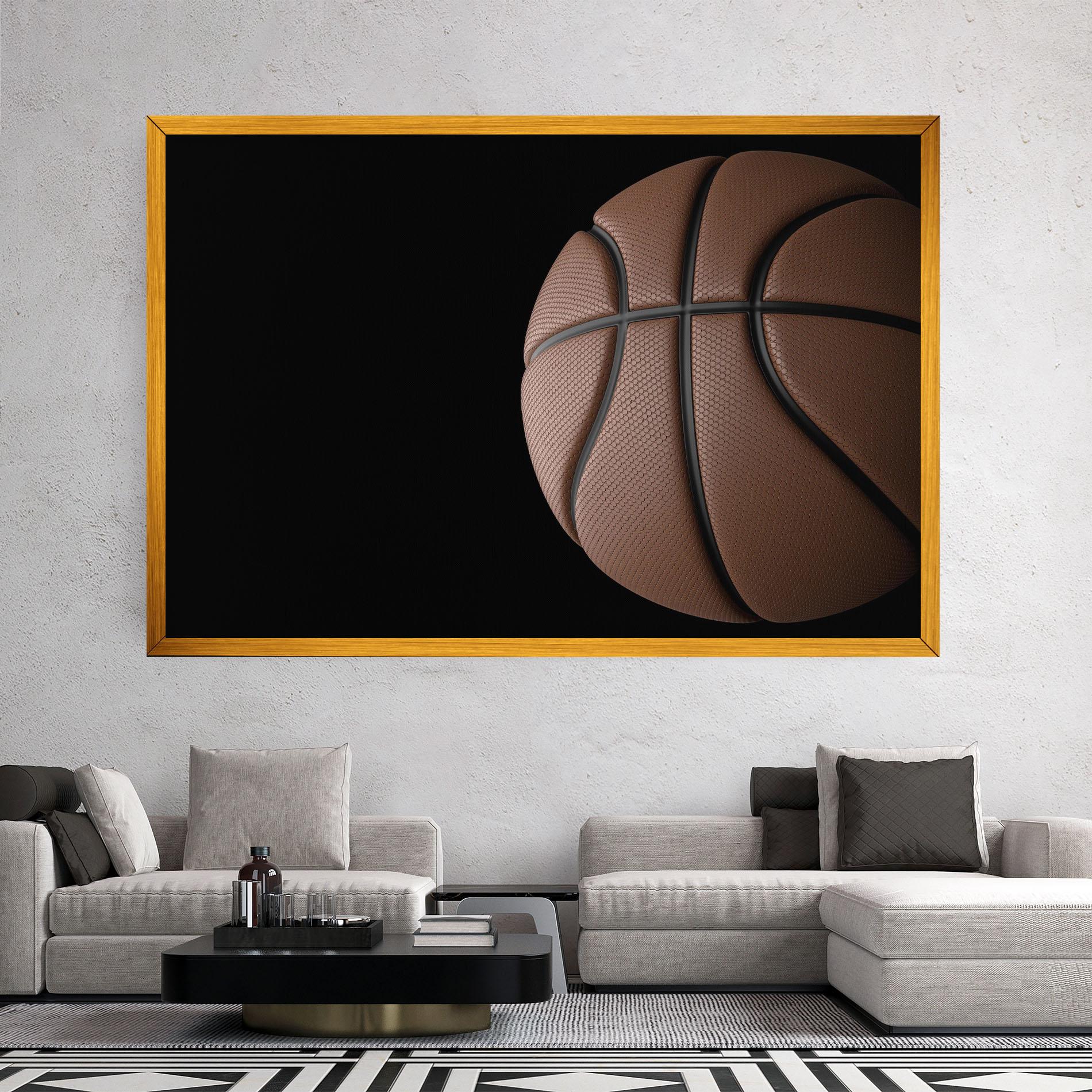 Leinwandbild 3d Basketball Ball mockup 2