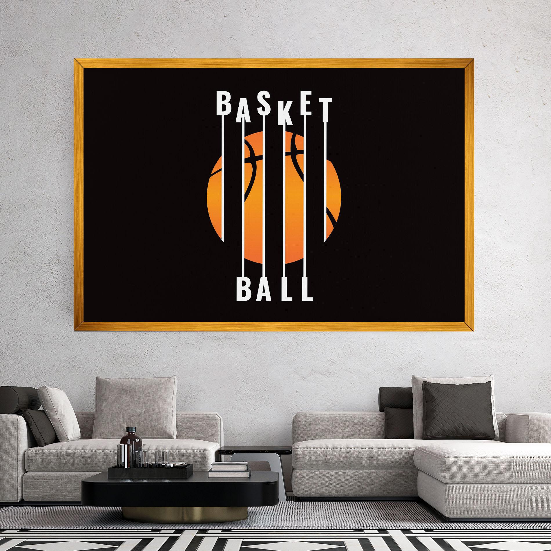 Leinwandbild Basket Ball mockup 2