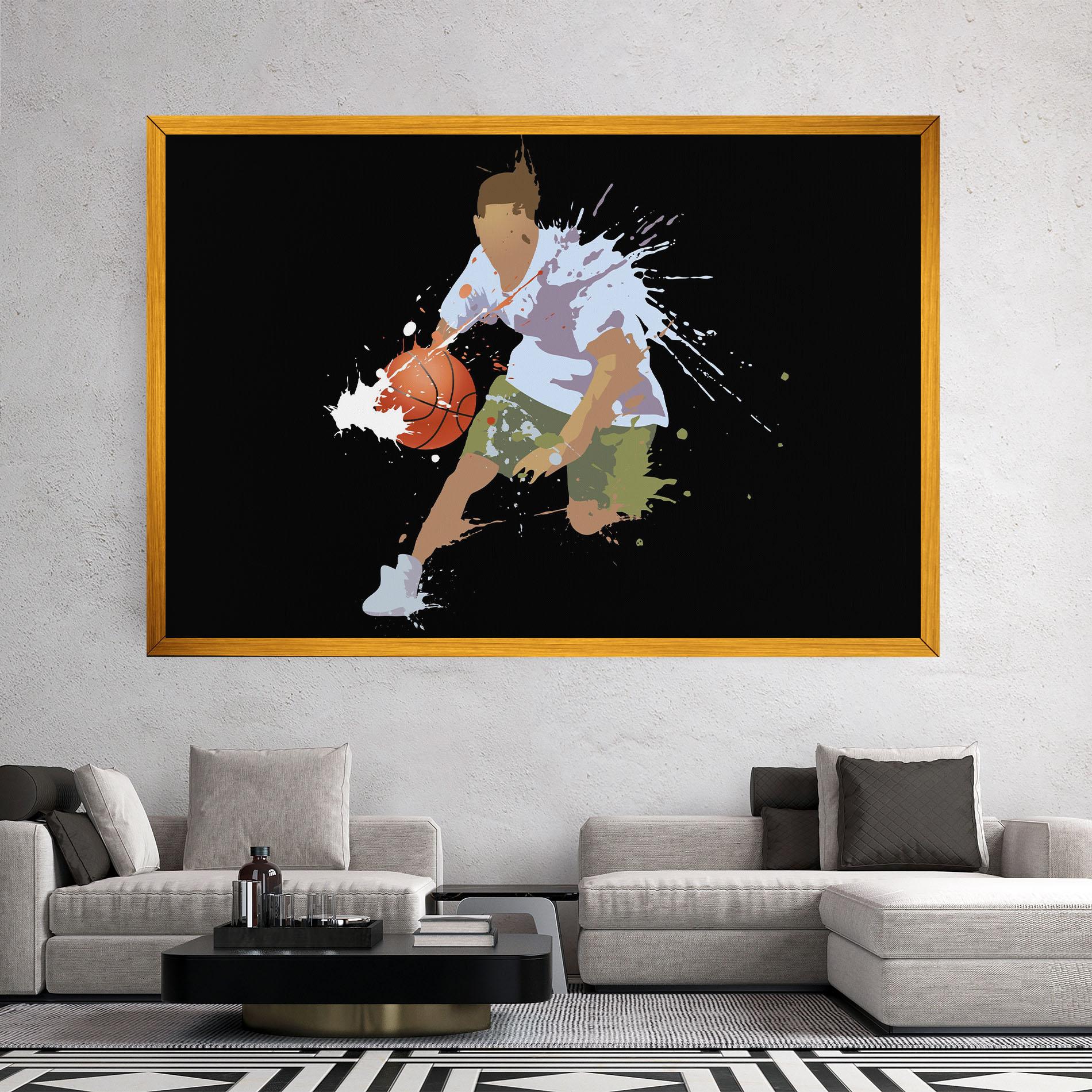 Leinwandbild Basket Splash mockup 2